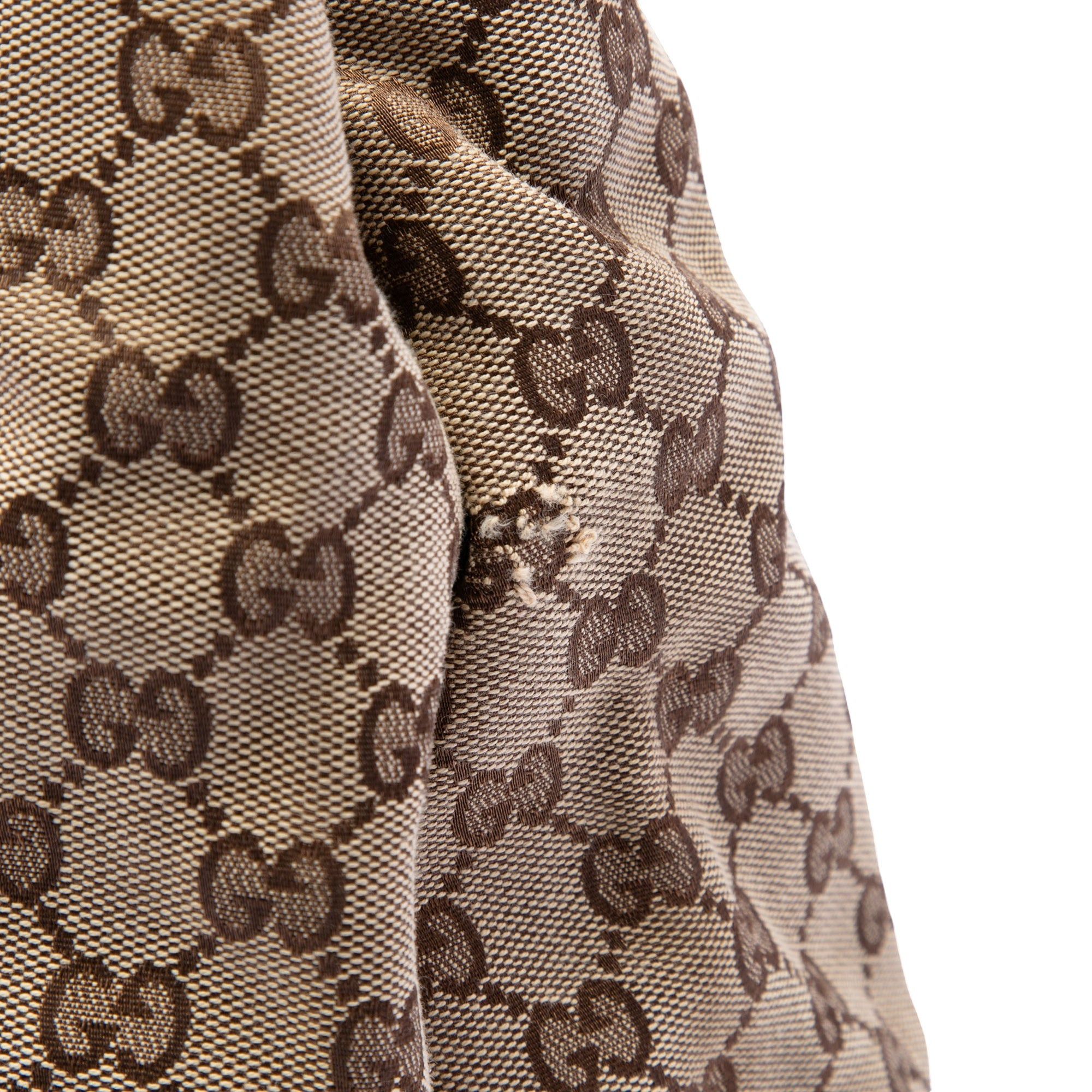 Gucci Large GG Canvas Bamboo Libeccio Tote Size ONE SIZE - 7 Thumbnail