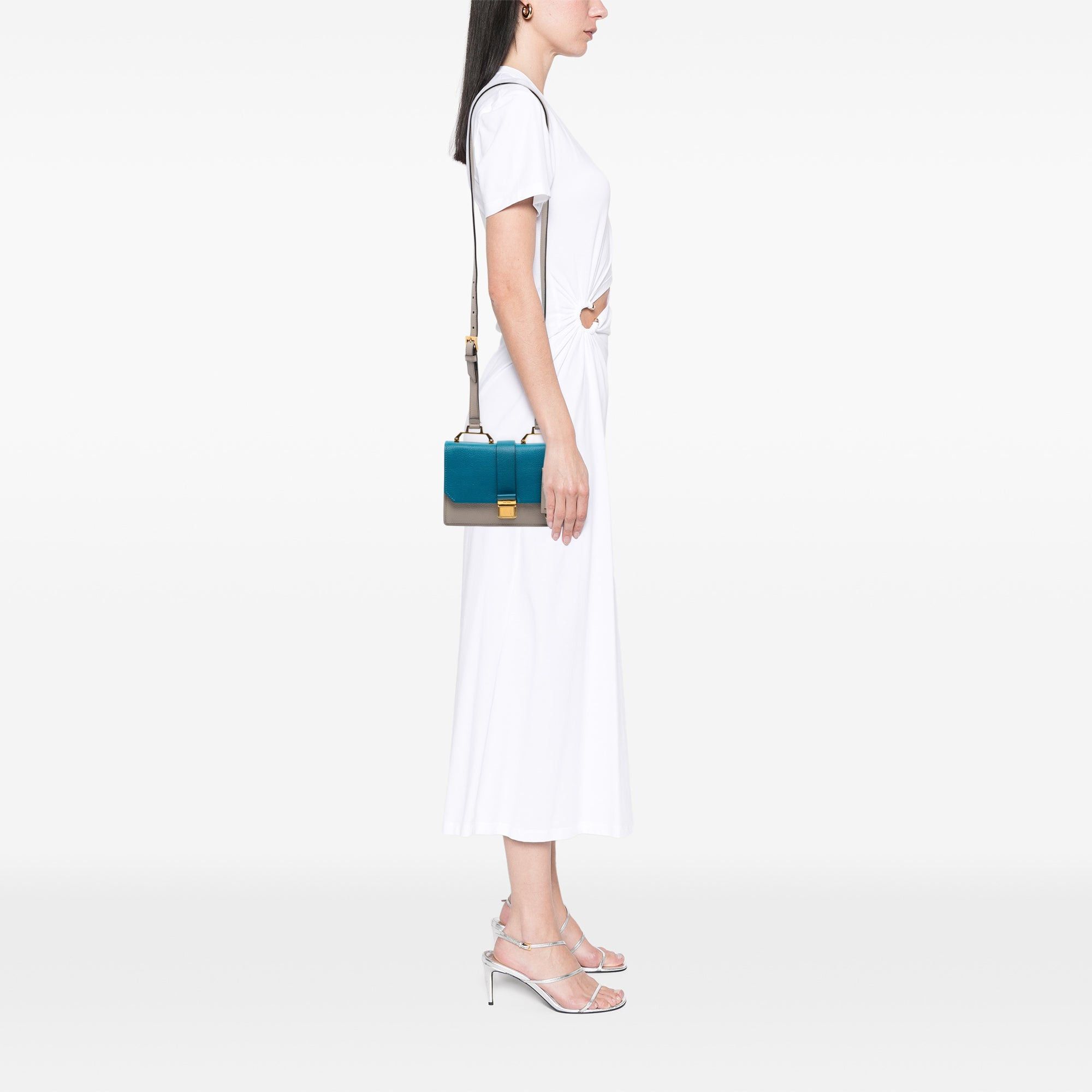 Miu Miu Bicolor Goatskin Madras Crossbody Size ONE SIZE - 6 Thumbnail