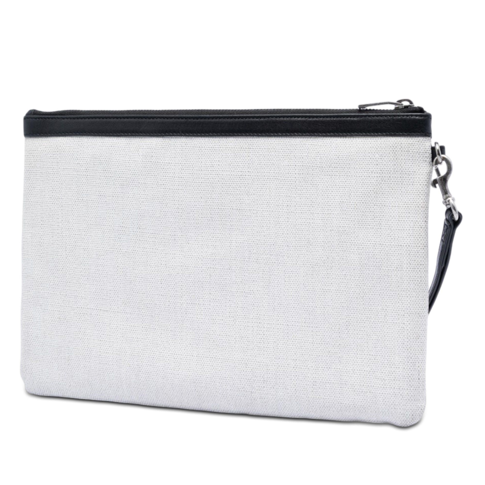 Saint Laurent Paris Canvas Rive Gauche Wristlet Clutch Size ONE SIZE - 2 Thumbnail