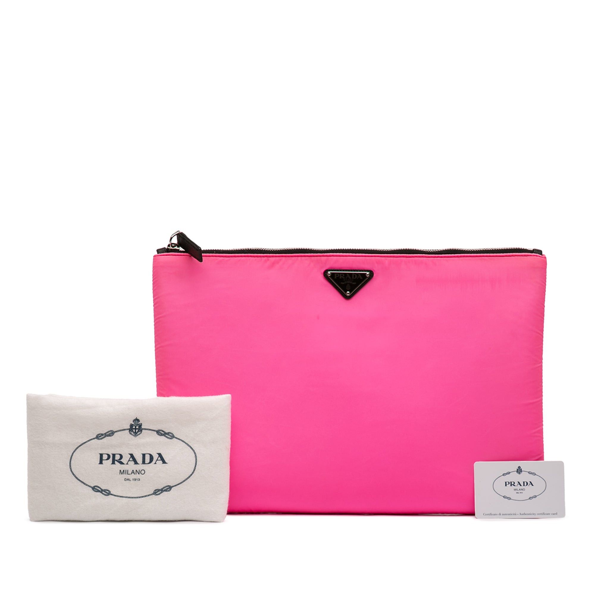 Prada Tessuto Padded Zip Clutch Size ONE SIZE - 10 Thumbnail