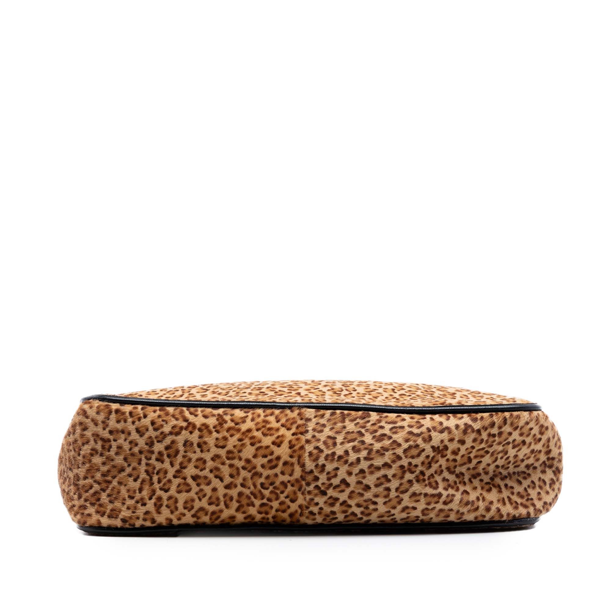 Bottega Veneta Pony Hair Leopard Print Shoulder Bag Size ONE SIZE - 3 Thumbnail