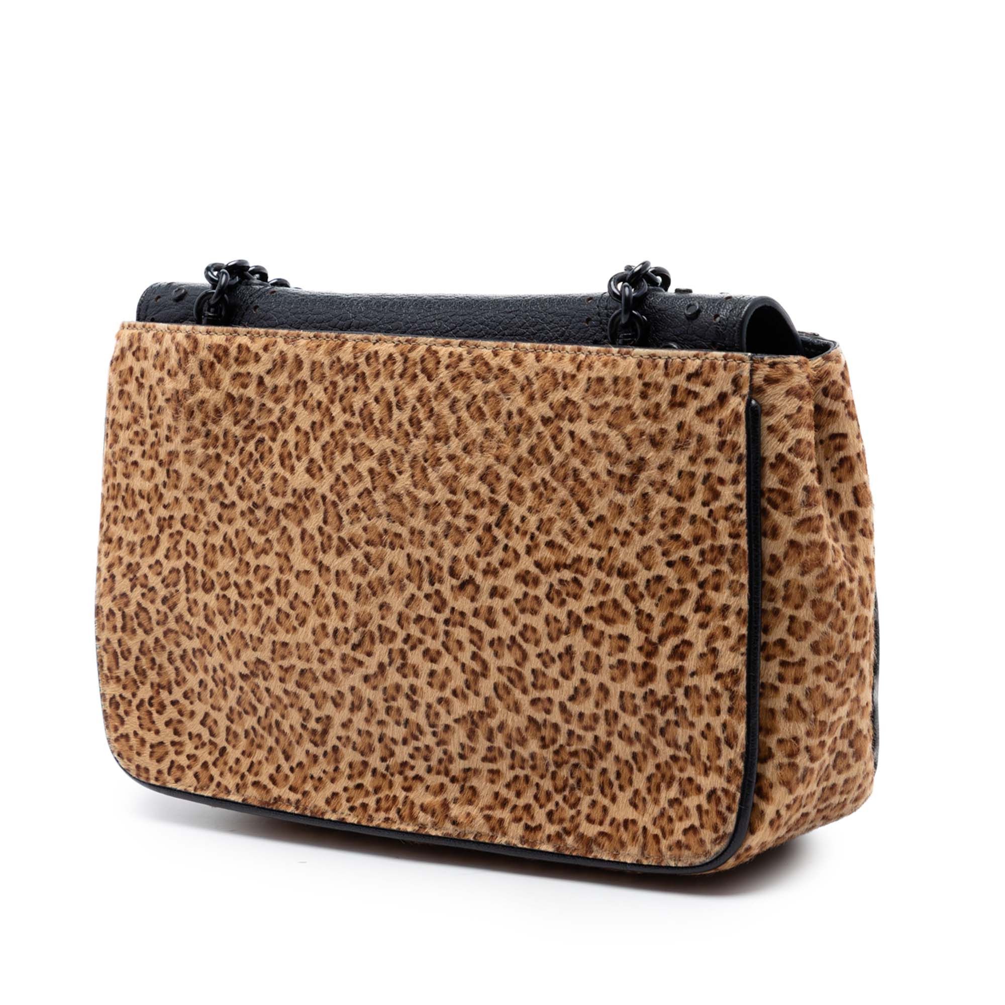 Bottega Veneta Pony Hair Leopard Print Shoulder Bag Size ONE SIZE - 2 Thumbnail