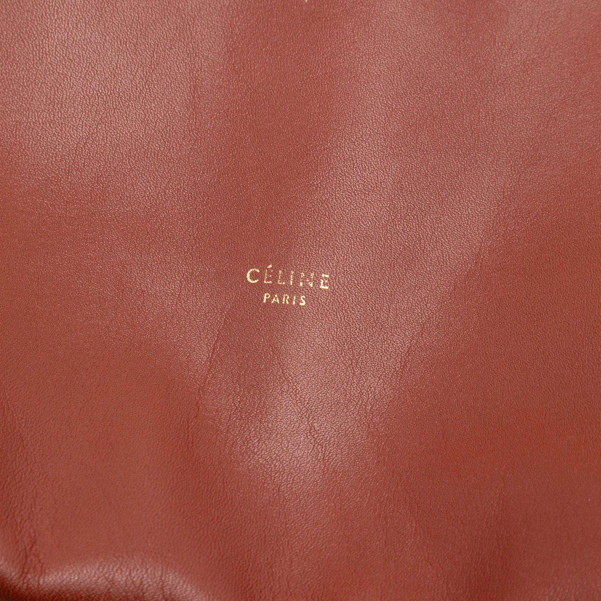 Celine Leather Tall Clasp Cabas Tote Size ONE SIZE - 5 Thumbnail