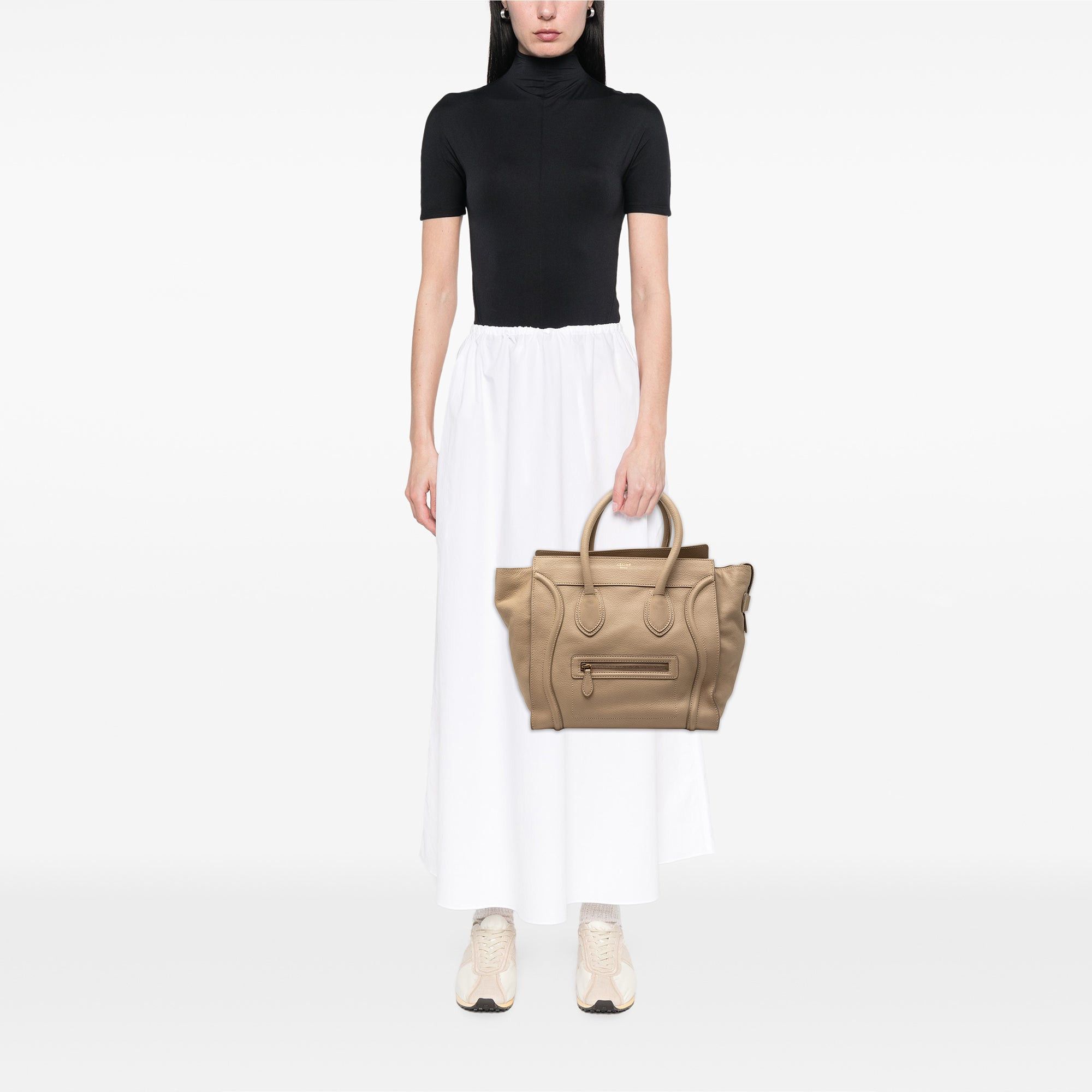 Celine Mini Grained Calfskin Luggage Tote Size ONE SIZE - 7 Thumbnail