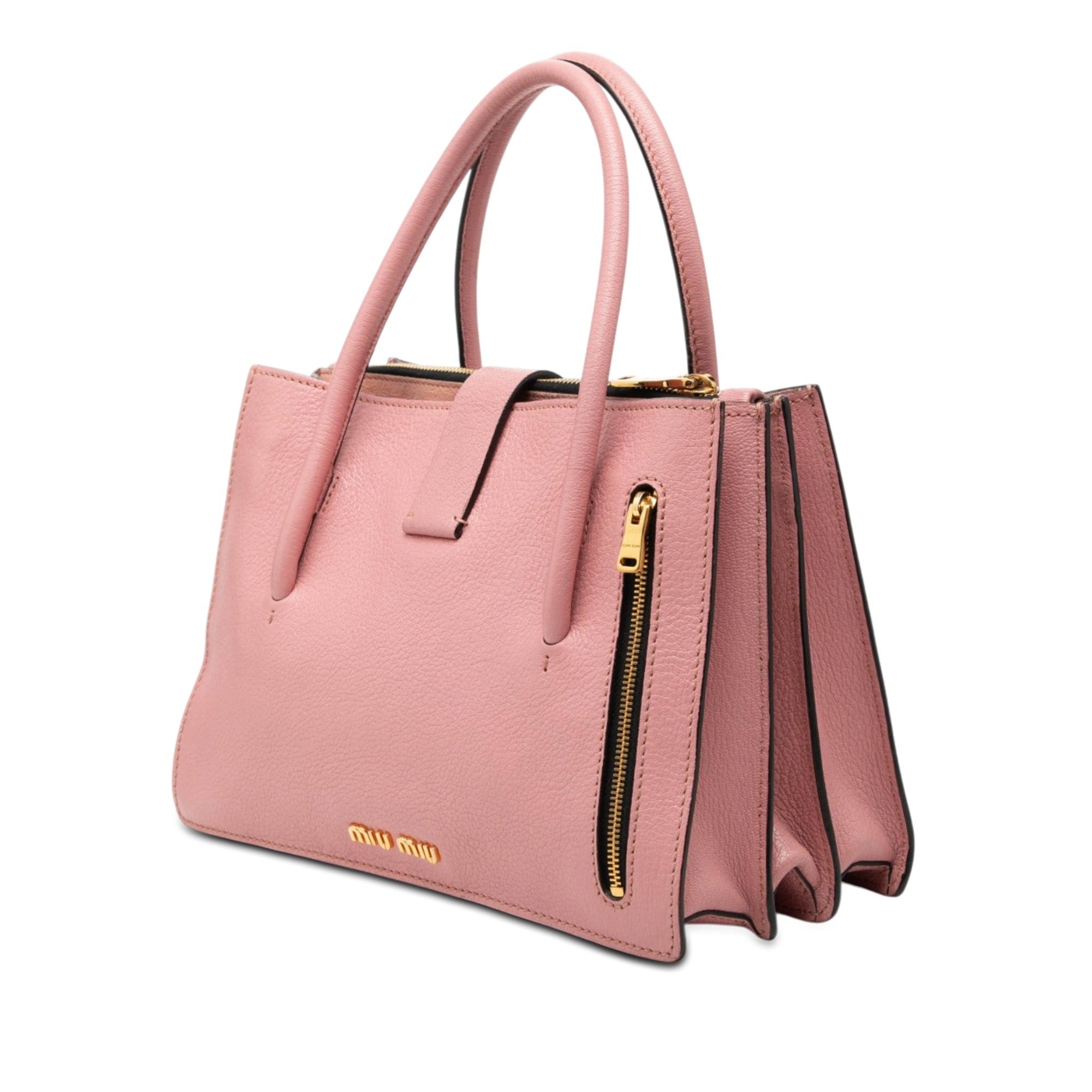 Miu Miu Goatskin Madras Handbag Size ONE SIZE - 2 Thumbnail