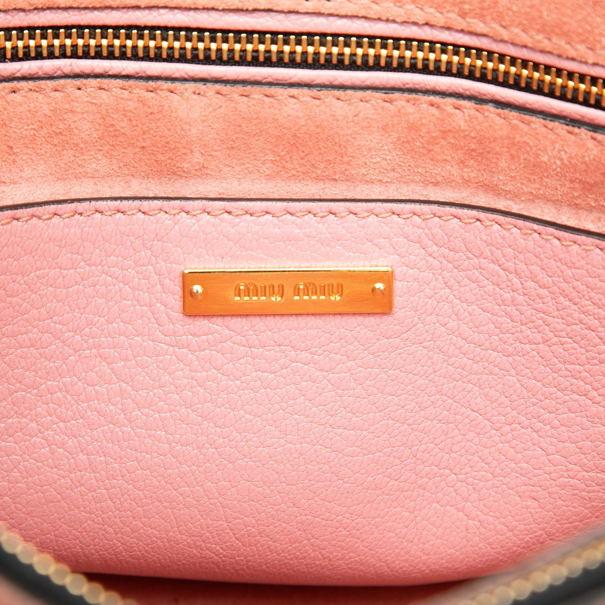 Miu Miu Goatskin Madras Handbag Size ONE SIZE - 5 Thumbnail