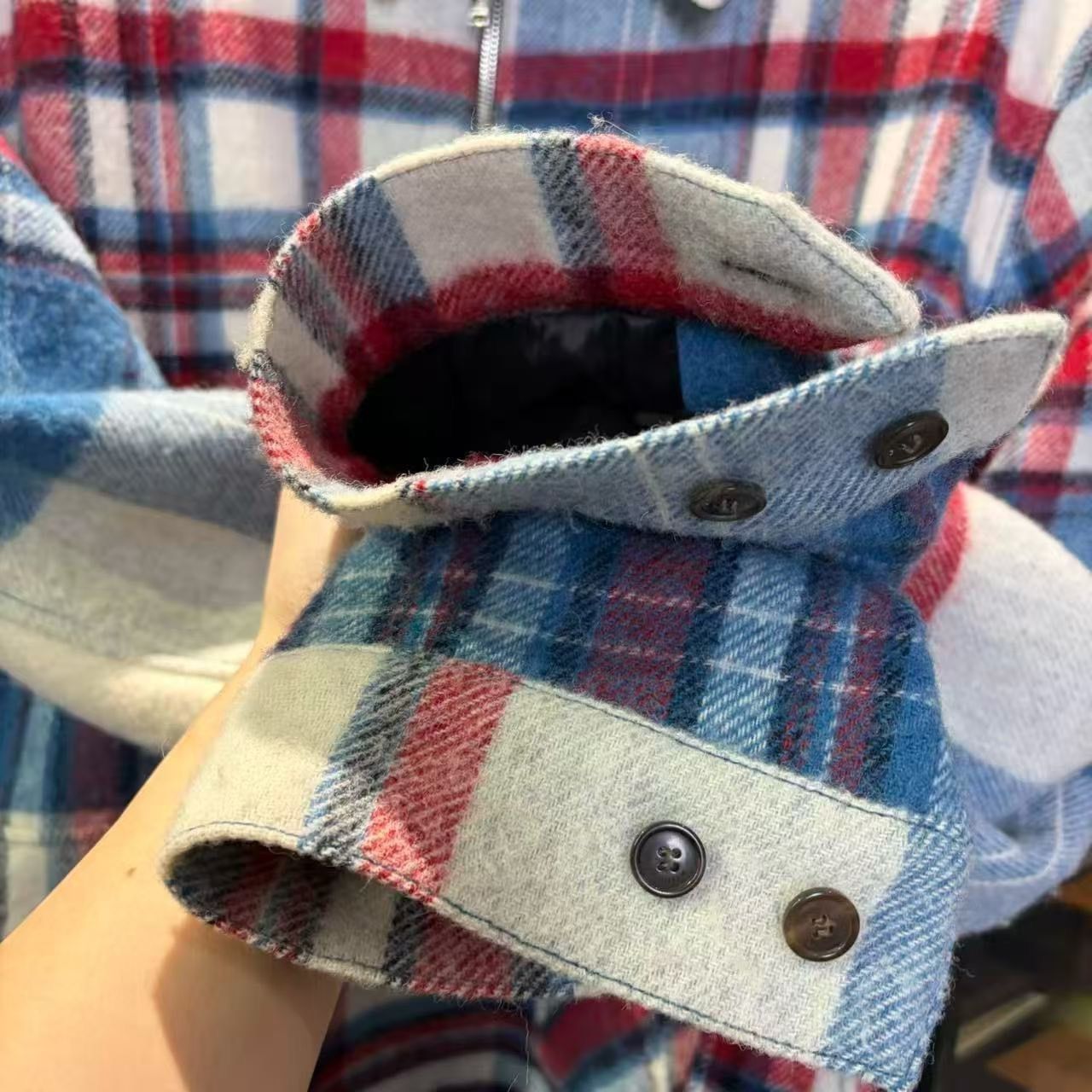 WE11DONE We11done Wool Plaid Hoodie xl Men Size US XL / EU 56 / 4 - 5 Thumbnail