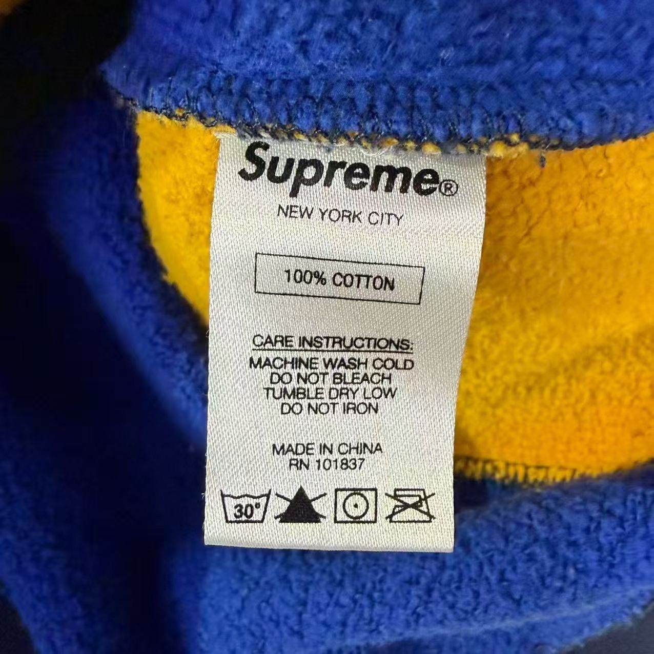 Supreme Supreme Patchwork Hoodie m Men Size US M / EU 48-50 / 2 - 7 Thumbnail