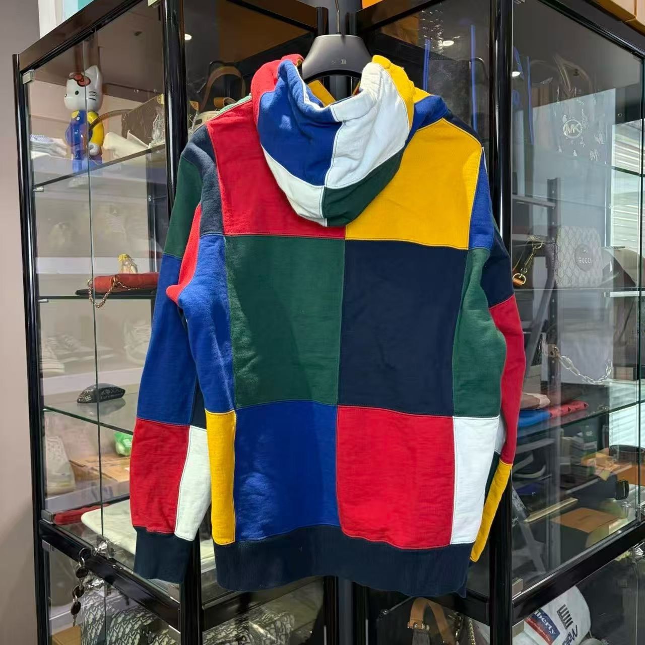Supreme Supreme Patchwork Hoodie m Men Size US M / EU 48-50 / 2 - 2 Thumbnail