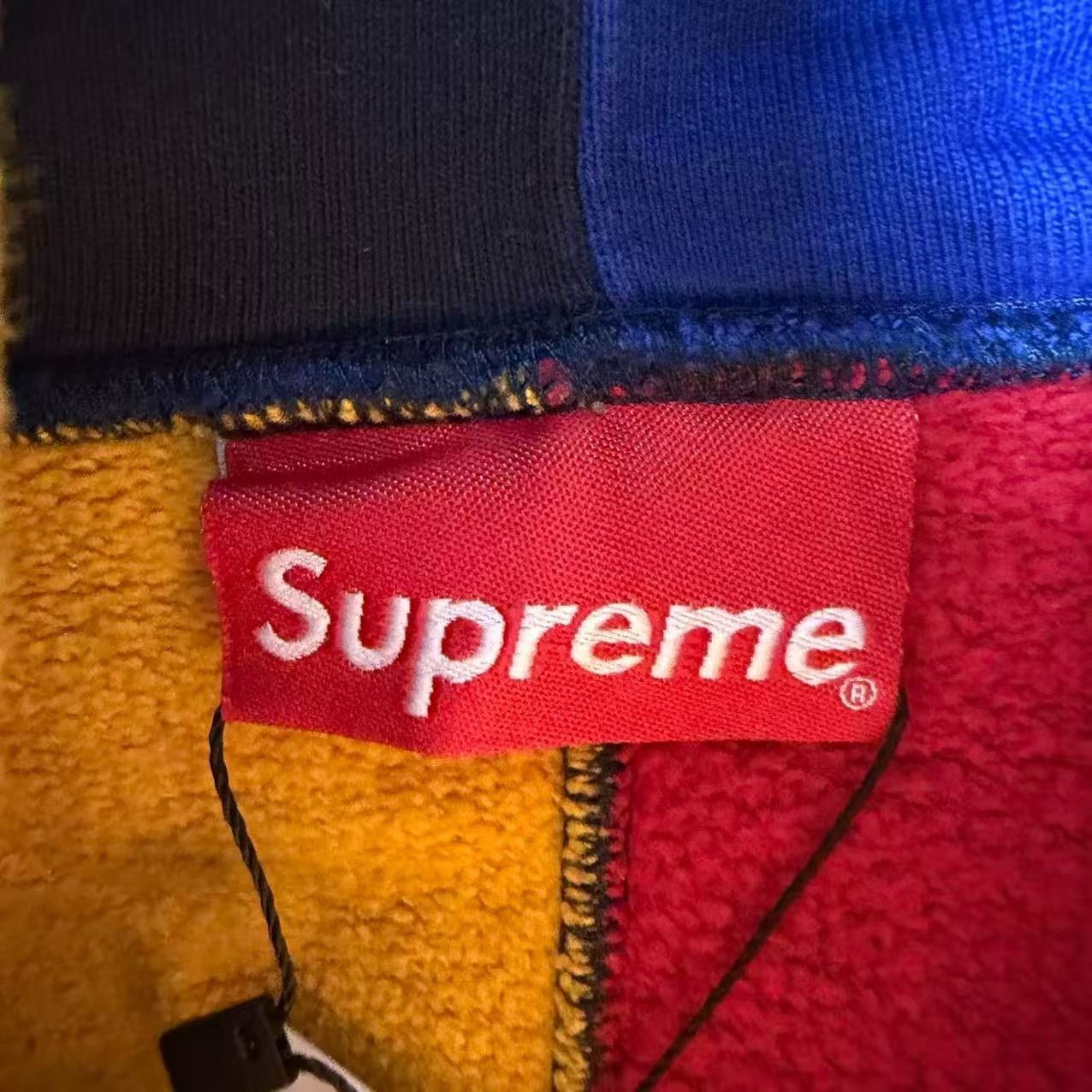 Supreme Supreme Patchwork Hoodie m Men Size US M / EU 48-50 / 2 - 3 Thumbnail