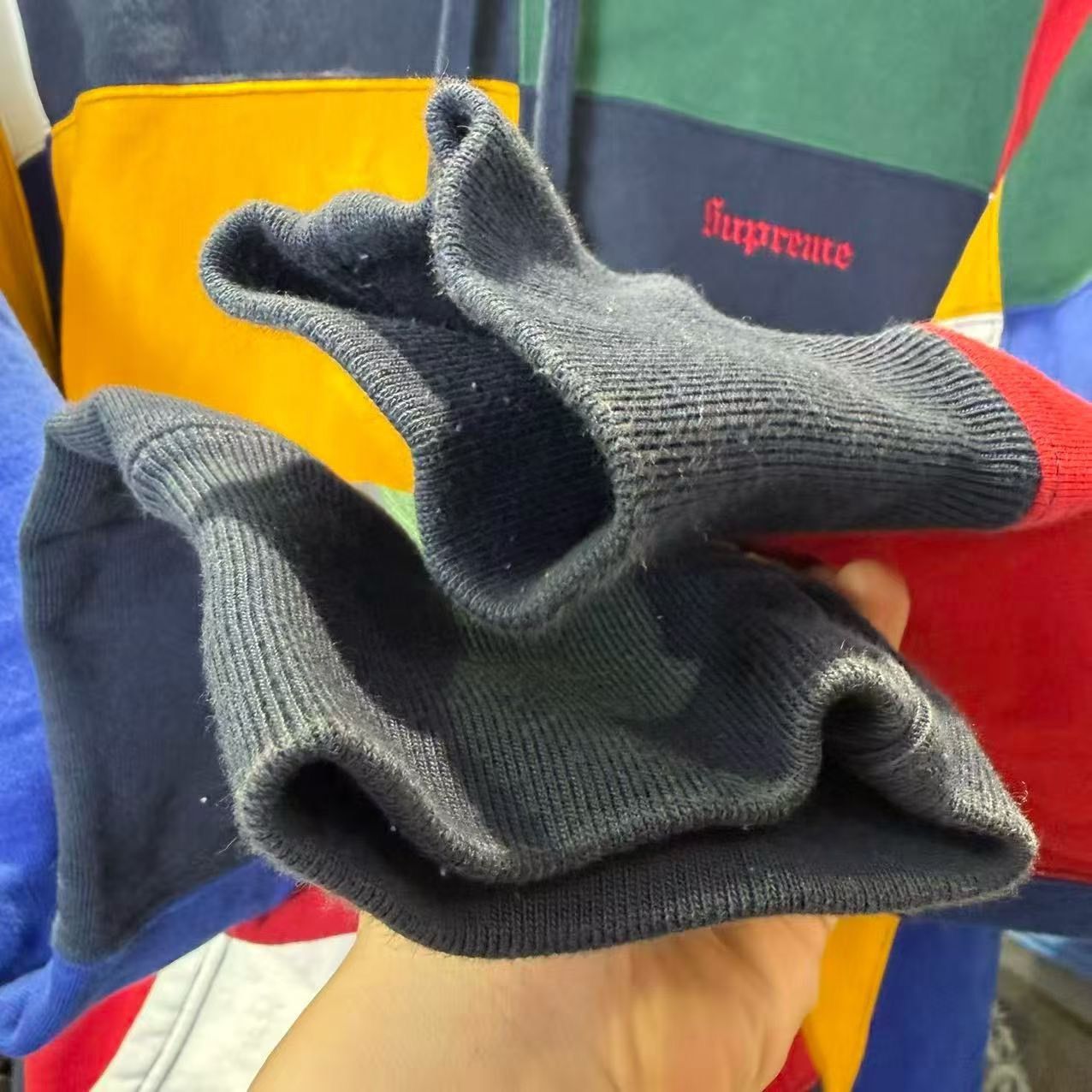Supreme Supreme Patchwork Hoodie m Men Size US M / EU 48-50 / 2 - 5 Thumbnail