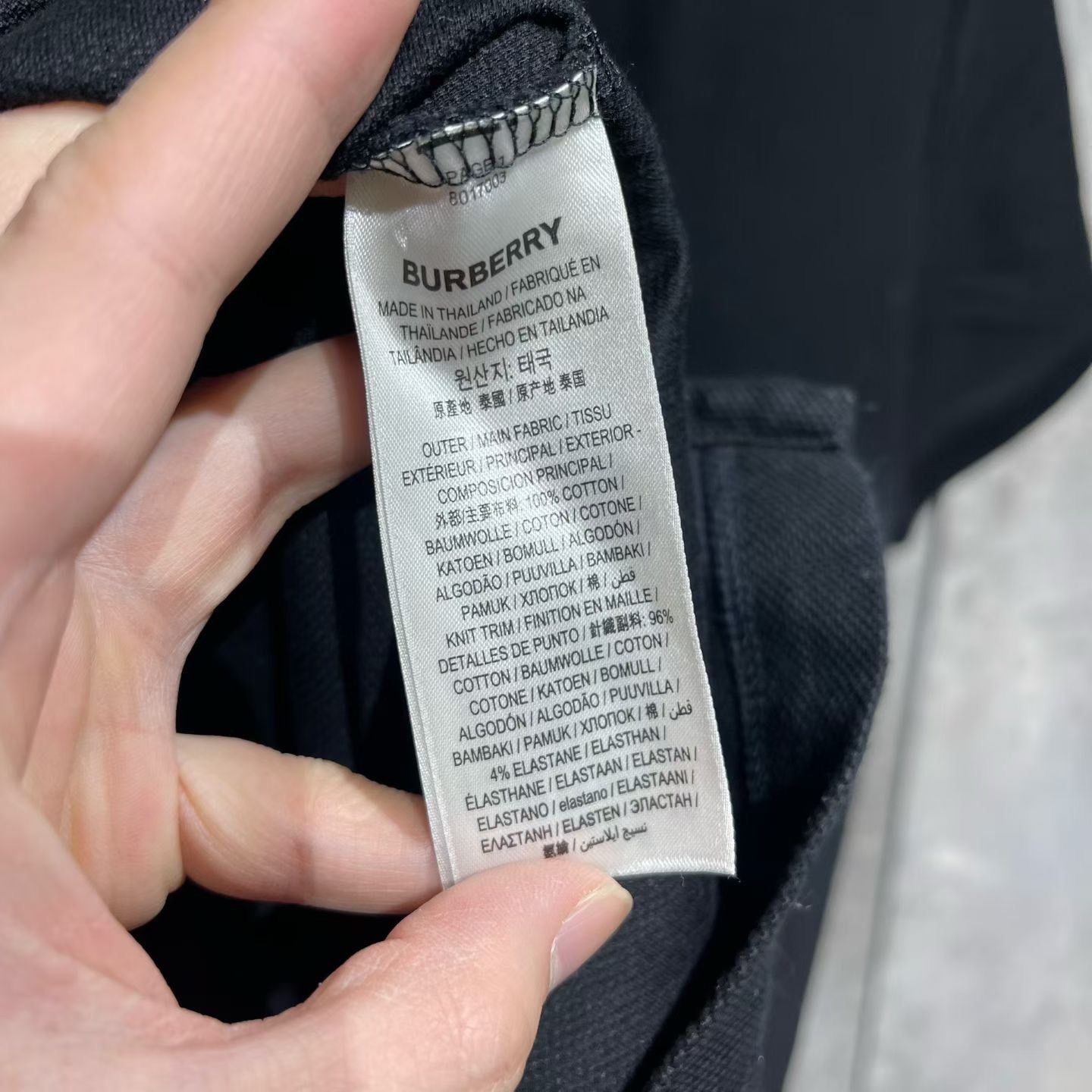 Burberry Burberry Black Polo l Men Size US L / EU 52-54 / 3 - 7 Thumbnail