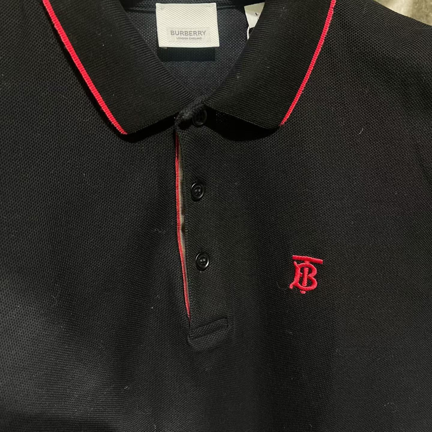Burberry Burberry Black Polo l Men Size US L / EU 52-54 / 3 - 5 Thumbnail