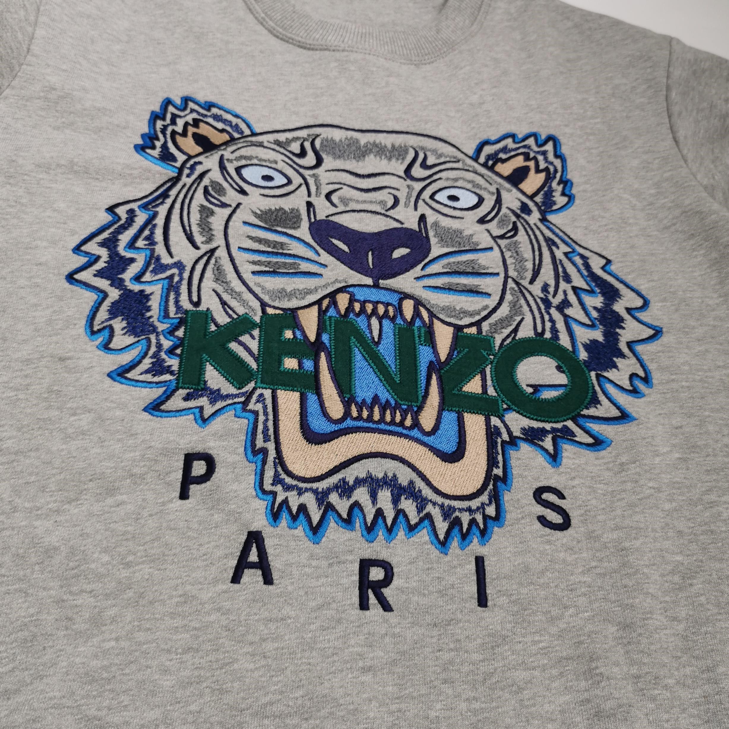 Kenzo Kenzo Tiger Head Embroidered Sweatshirt XS Size US XS / EU 42 / 0 - 4 Thumbnail