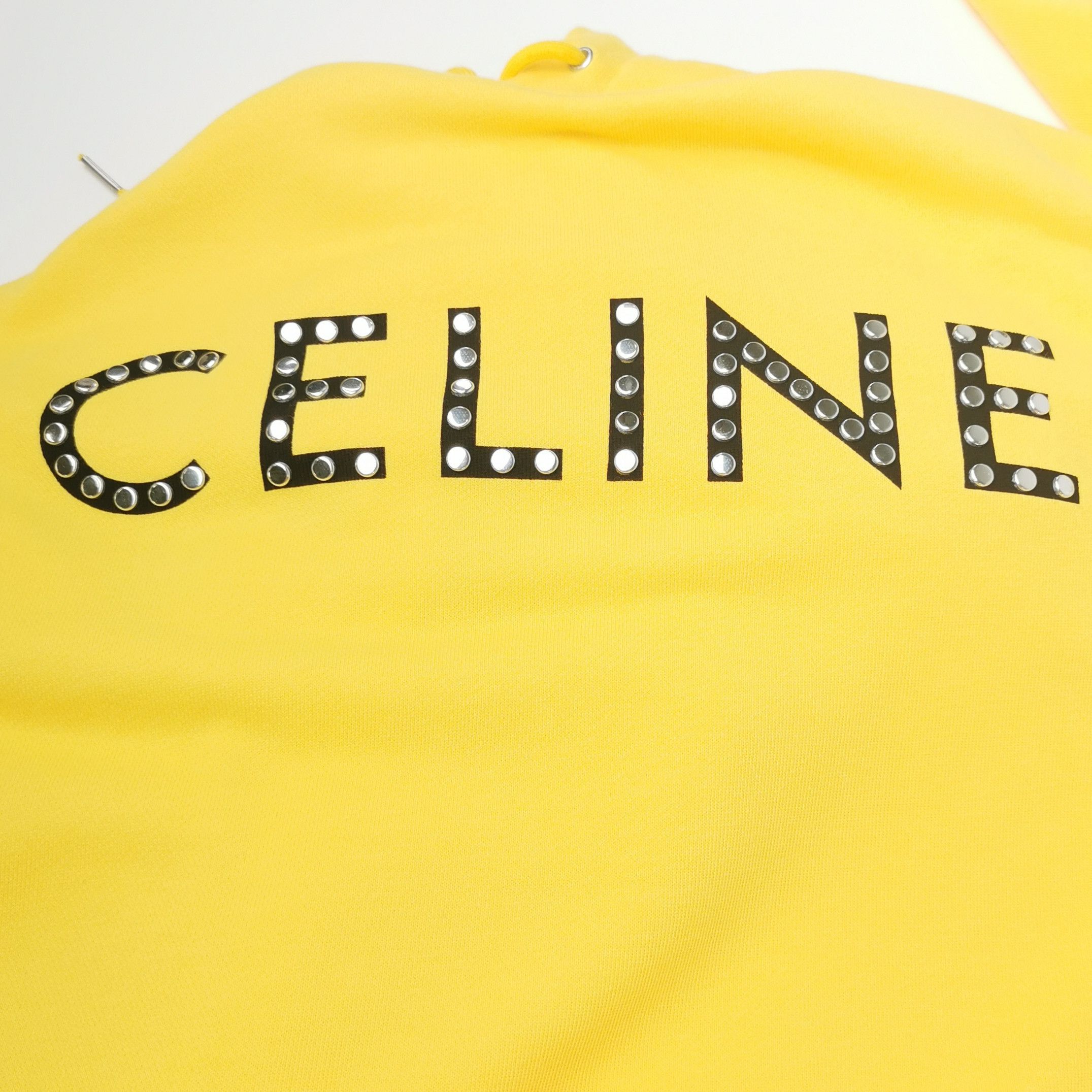 Celine Celine Studded Logo Hoodie M Size US M / EU 48-50 / 2 - 4 Thumbnail