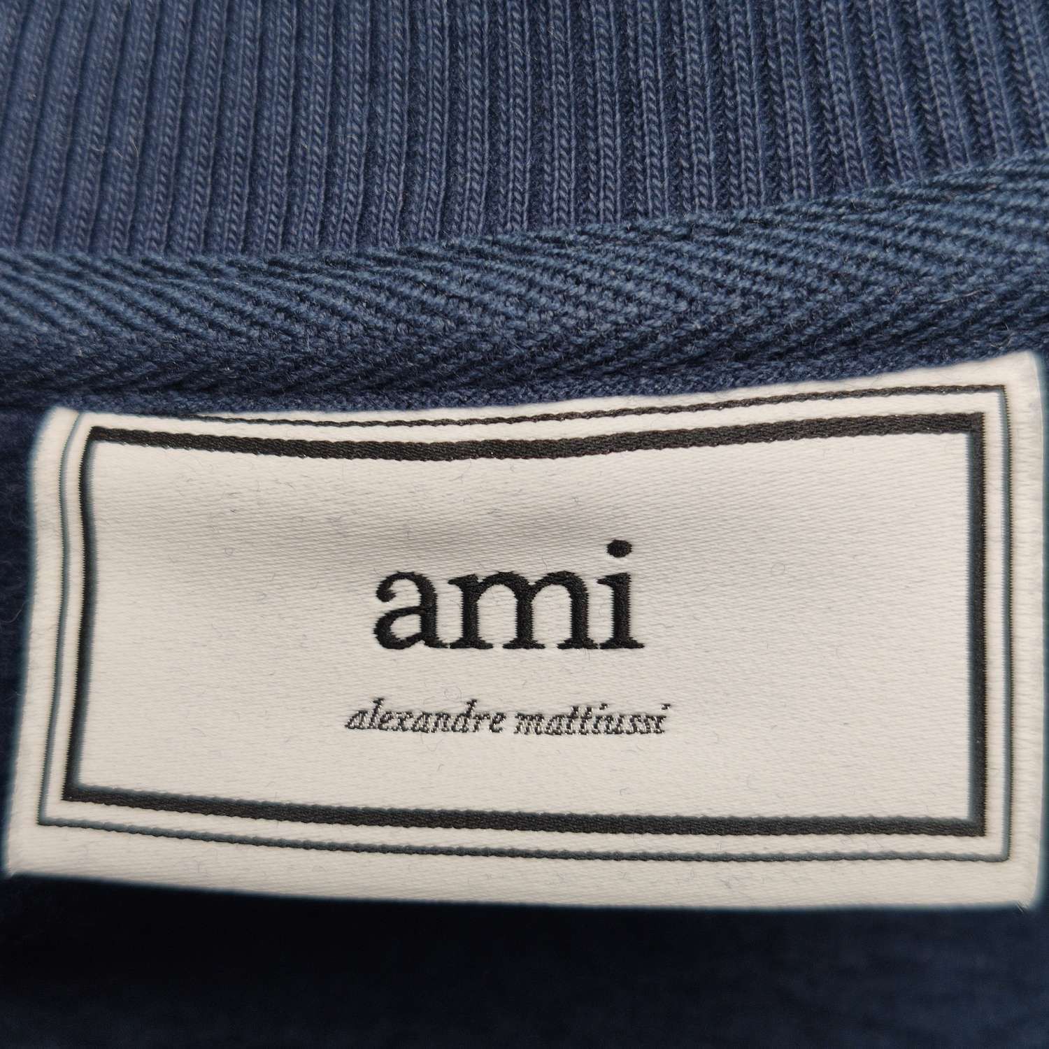 AMI AMI Navy Logo Sweatshirt Size XS Size US XS / EU 42 / 0 - 6 Thumbnail