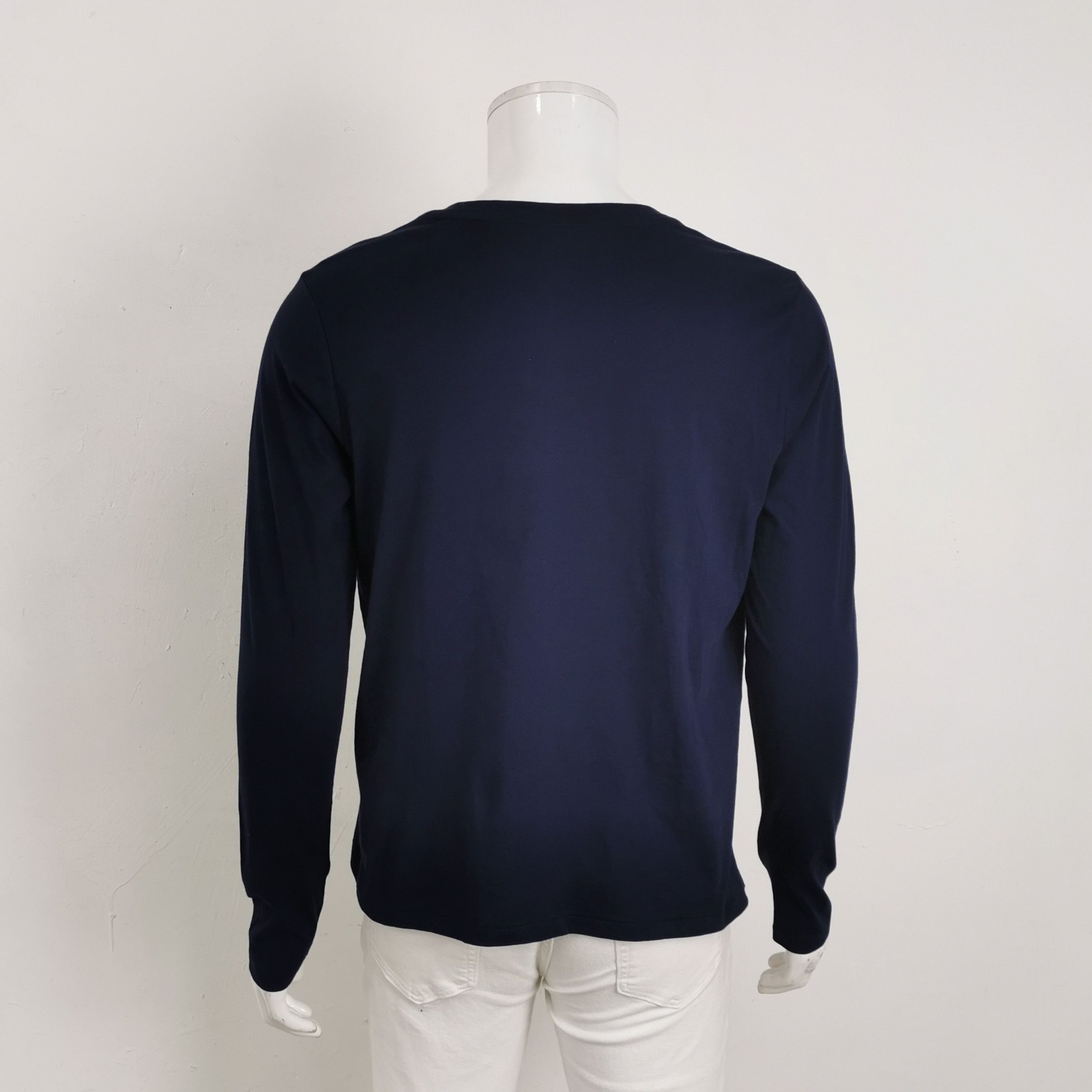 Polo Ralph Lauren Polo Ralph Lauren Solid Long Sleeve T-Shirt XL Size US XL / EU 56 / 4 - 3 Thumbnail