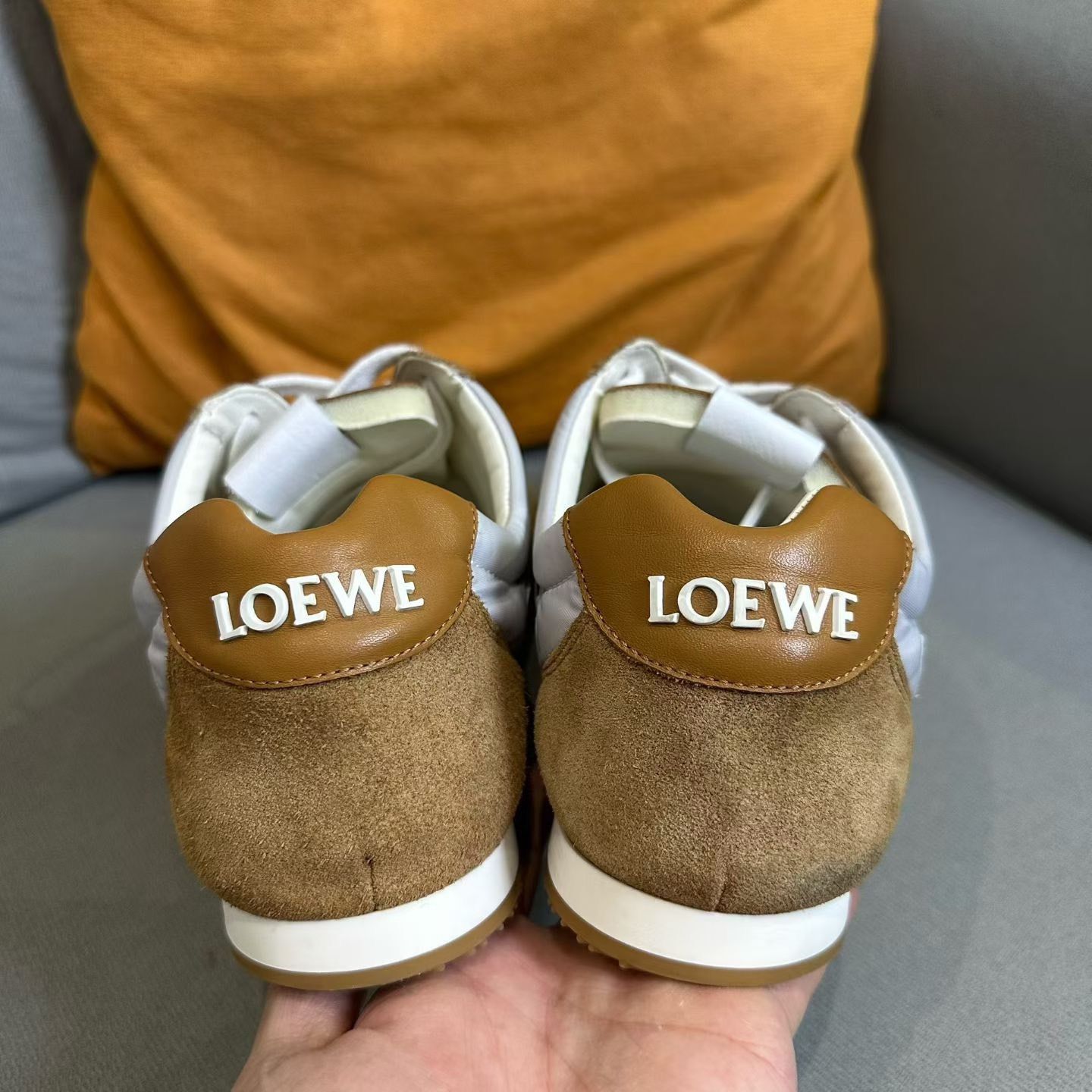 Loewe Loewe Running White Lowtop Sneakers 10 Men Size US 10 / EU 43 - 3 Thumbnail