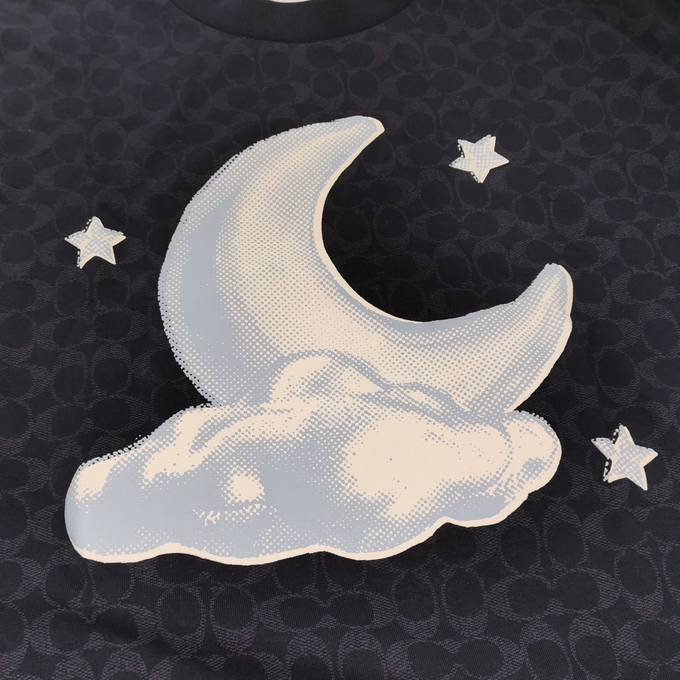 Coach Coach Navy Moon Graphic T-Shirt Size L Size US L / EU 52-54 / 3 - 4 Thumbnail