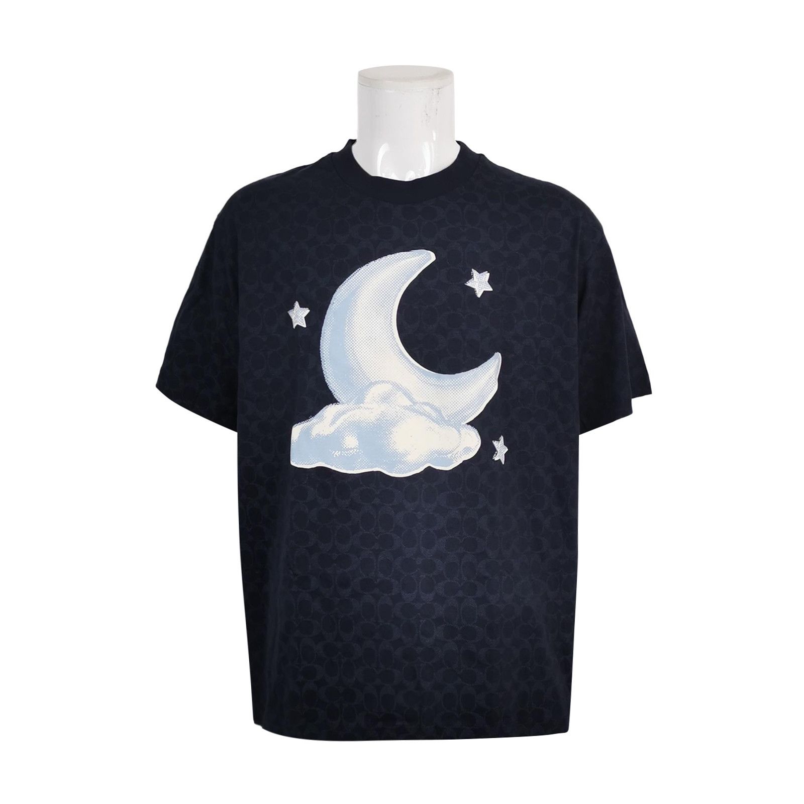 Coach Coach Navy Moon Graphic T-Shirt Size L Size US L / EU 52-54 / 3 - 2 Thumbnail