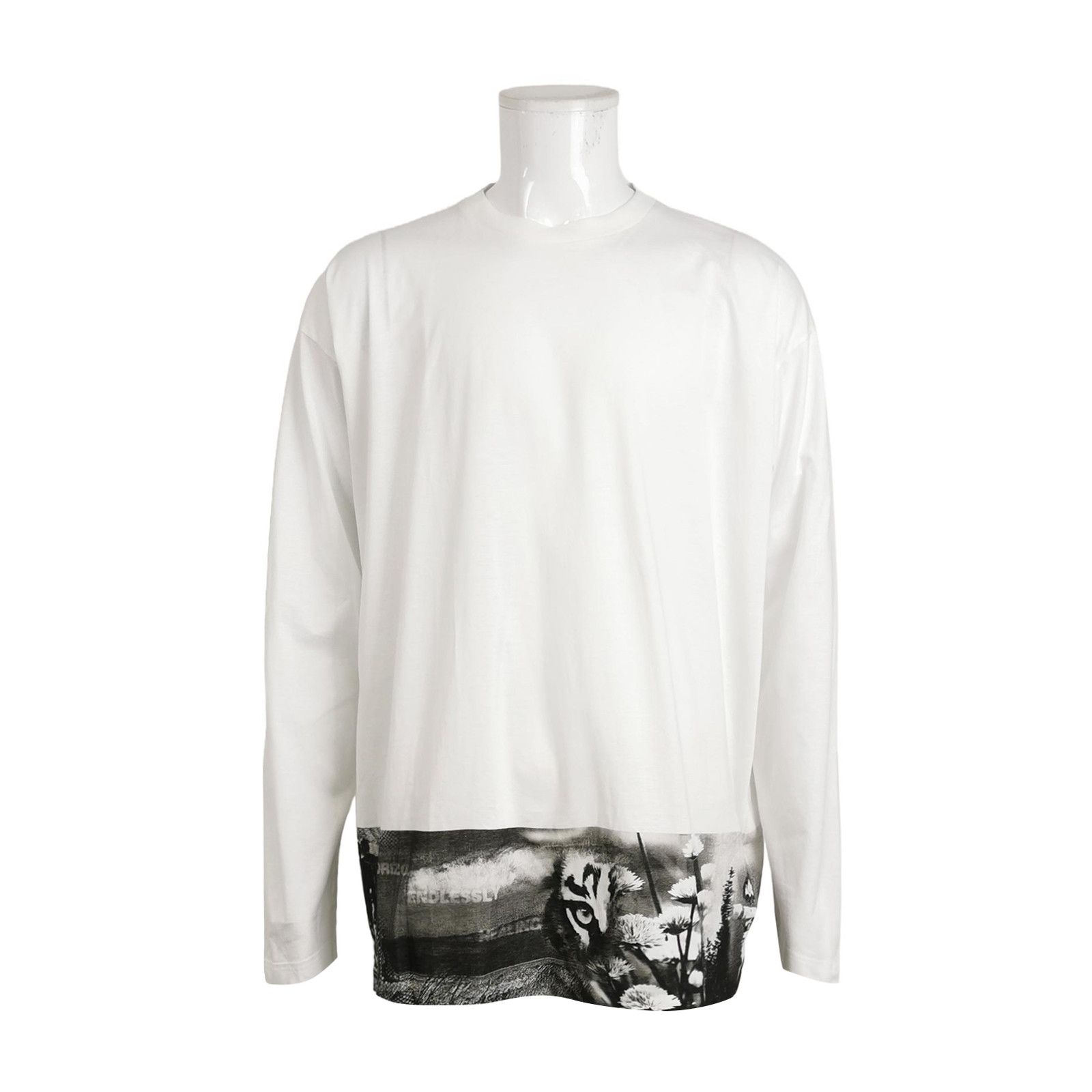 Prada Prada Graphic Printed Long Sleeve T-Shirt XL Size US XL / EU 56 / 4 - 2 Thumbnail