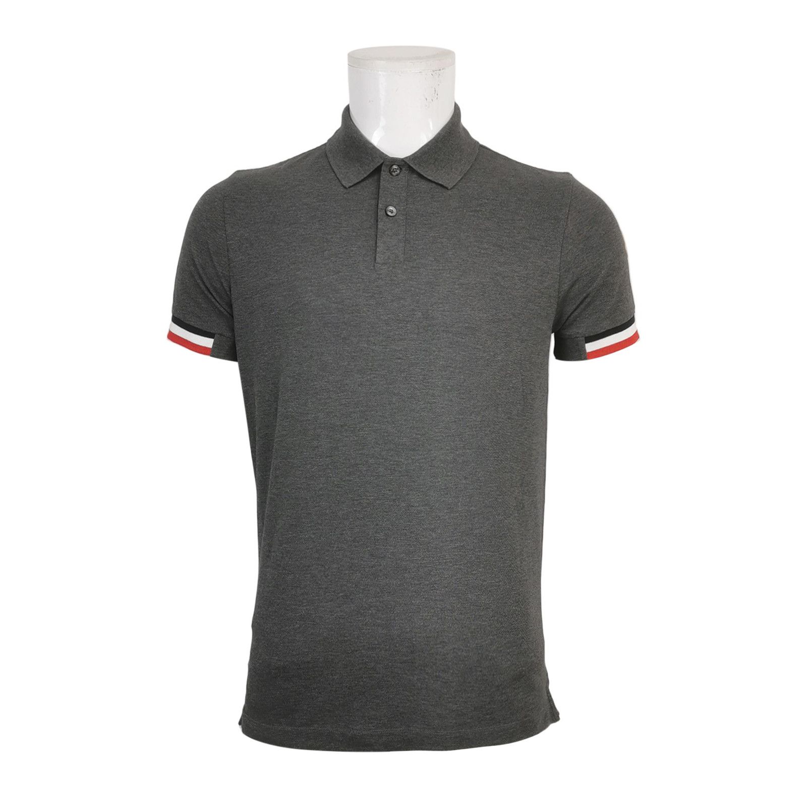 Moncler Moncler Striped Trim Polo Shirt Size S Size US S / EU 44-46 / 1 - 2 Thumbnail