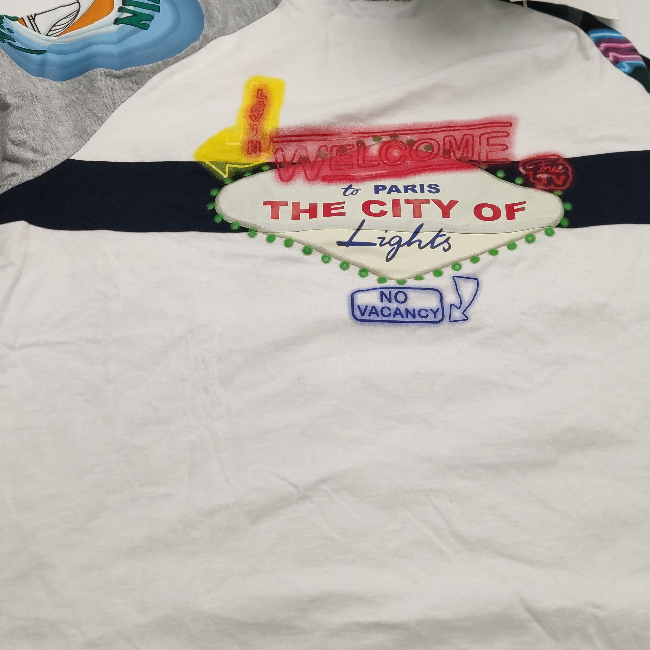 Lanvin Lanvin City of Lights Graphic Long Sleeve T-Shirt Size L Size US L / EU 52-54 / 3 - 10 Thumbnail