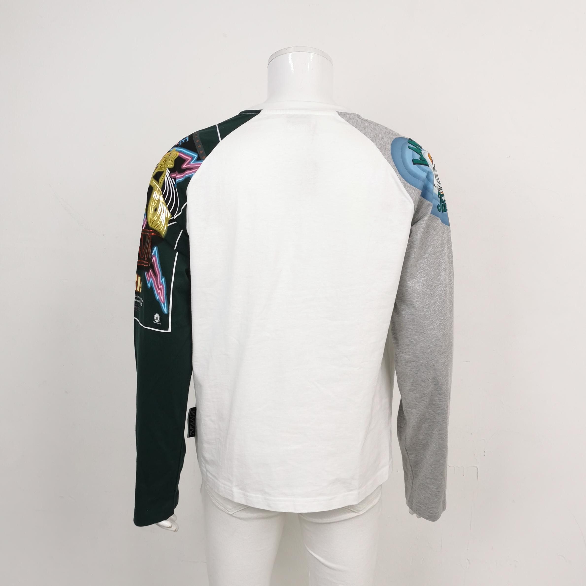 Lanvin Lanvin City of Lights Graphic Long Sleeve T-Shirt Size L Size US L / EU 52-54 / 3 - 3 Thumbnail