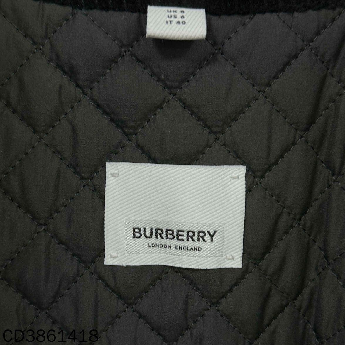 Burberry Burberry Embroidered Black Coat XS Women Size XS / US 0-2 / IT 36-38 - 7 Thumbnail