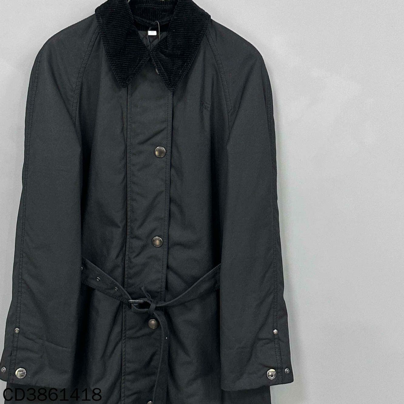 Burberry Burberry Embroidered Black Coat XS Women Size XS / US 0-2 / IT 36-38 - 2 Thumbnail