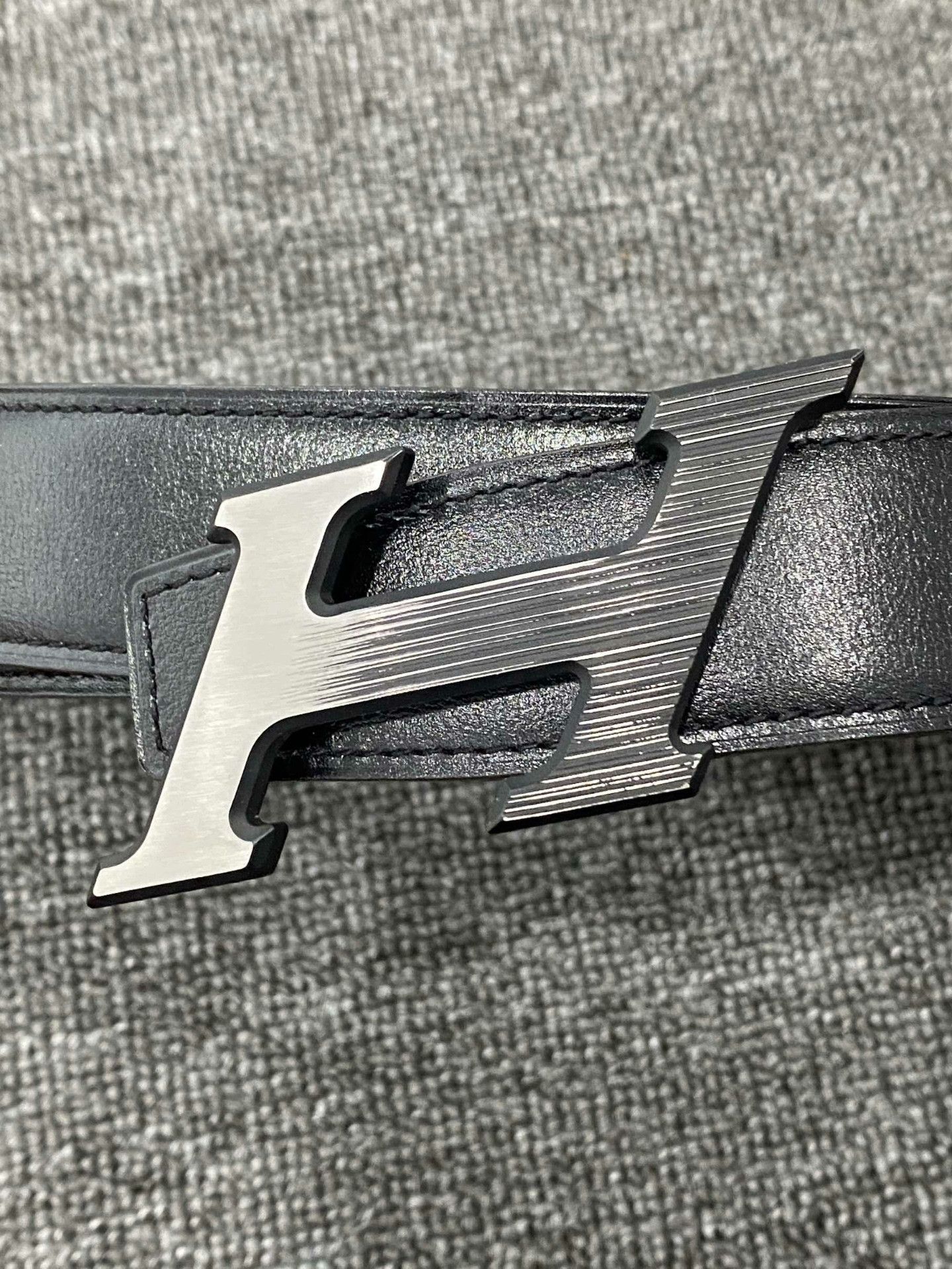 Hermes Hermes Black Belt one size Men Size ONE SIZE - 2 Thumbnail