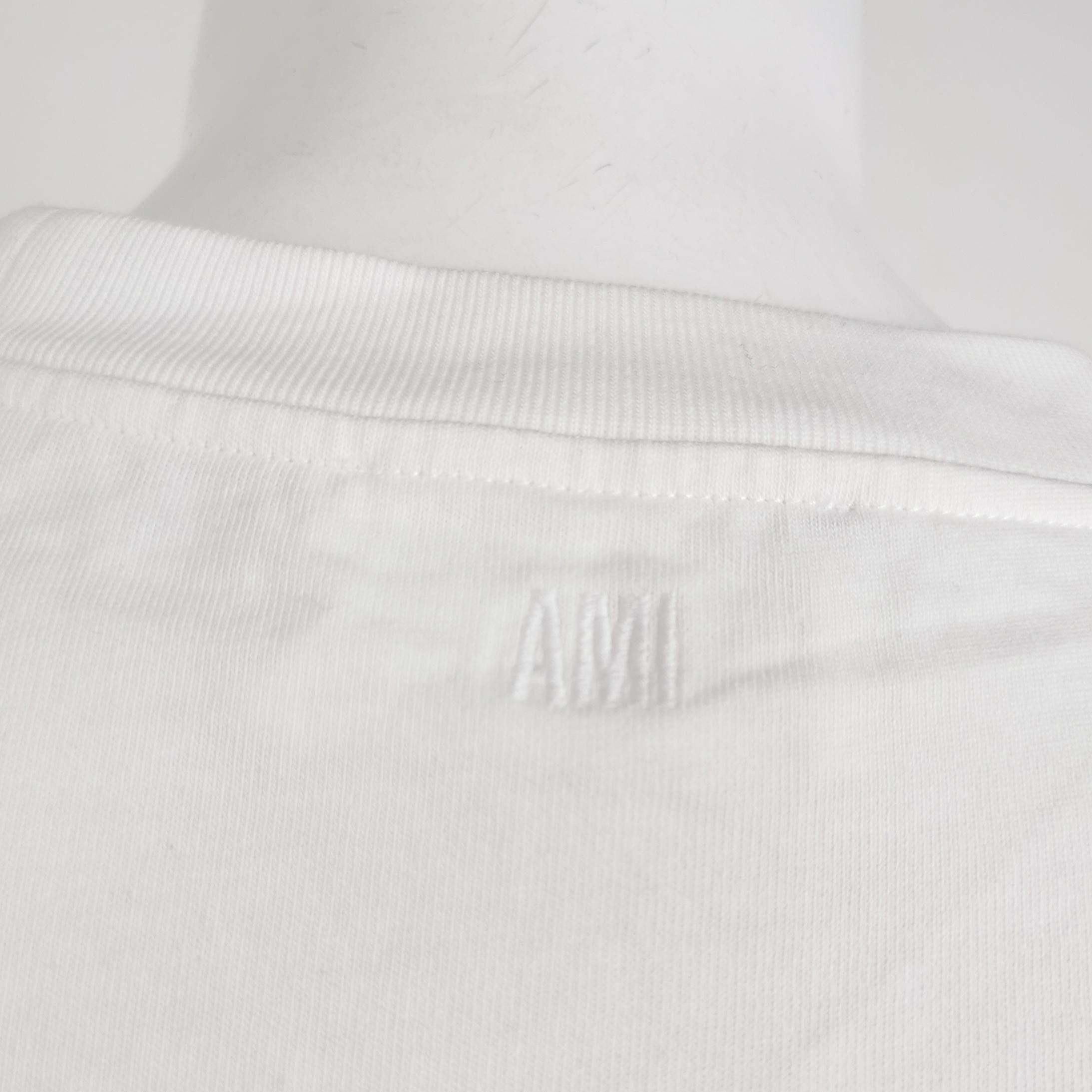 AMI AMI Red Heart Logo T-Shirt XXL Size US XXL / EU 58 / 5 - 5 Thumbnail