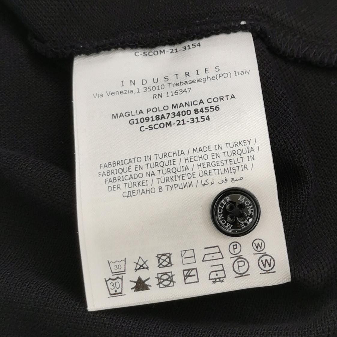Moncler Moncler Logo Patch Polo Shirt Size S Size US S / EU 44-46 / 1 - 5 Thumbnail