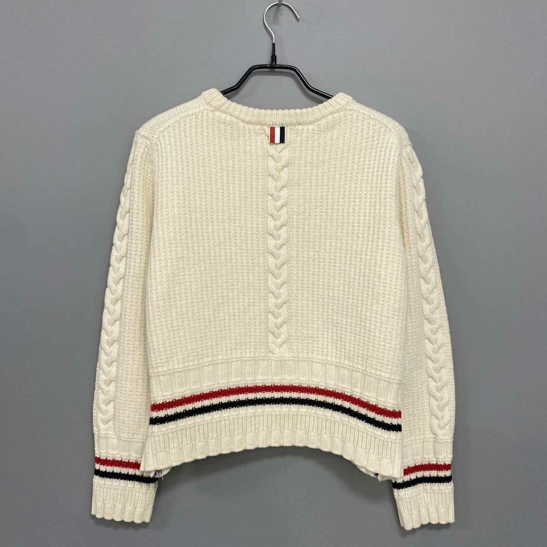 Thom Browne Thom Browne Knit Wool Brown Sweater M Women Size M / US 6-8 / IT 42-44 - 3 Thumbnail