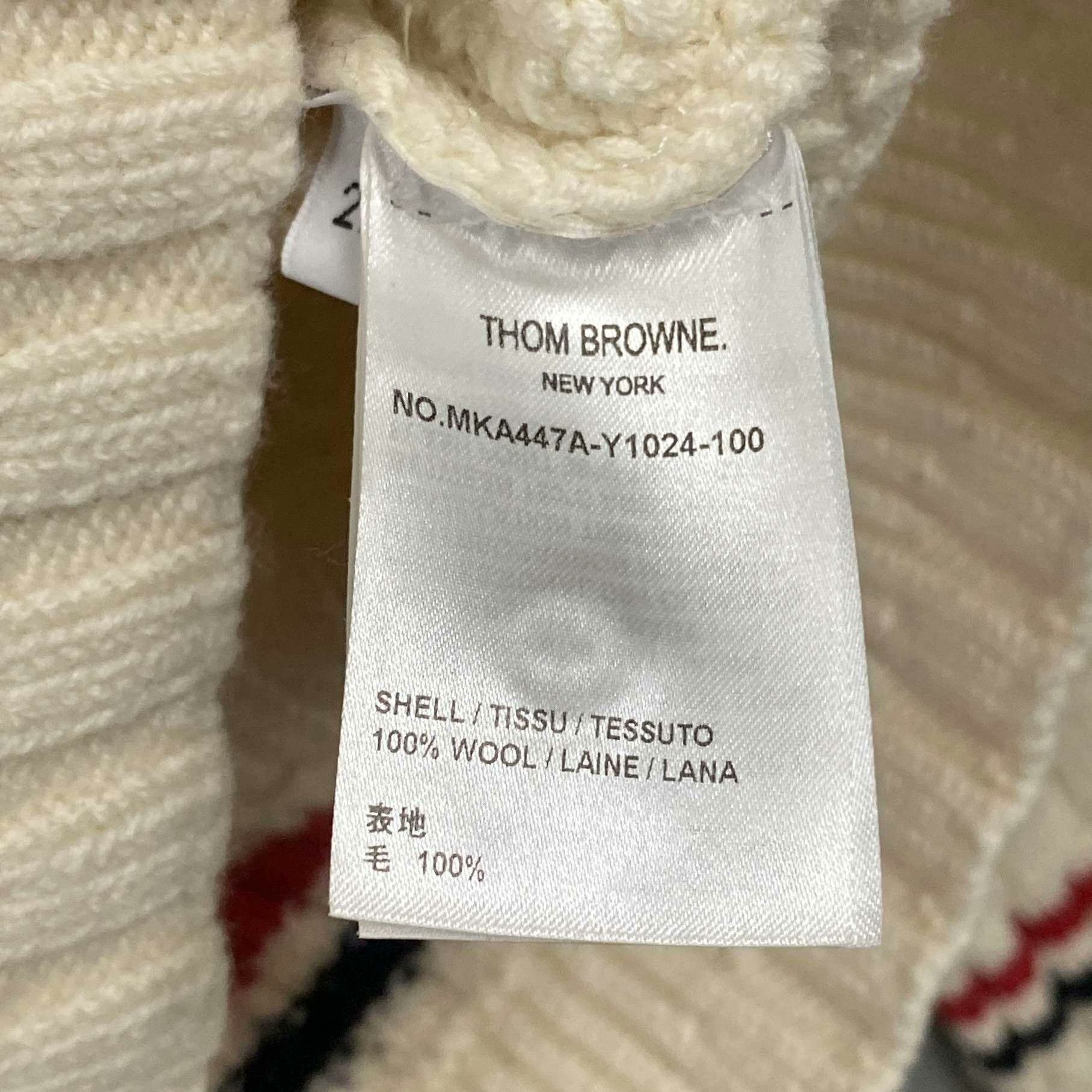 Thom Browne Thom Browne Knit Wool Brown Sweater M Women Size M / US 6-8 / IT 42-44 - 4 Thumbnail
