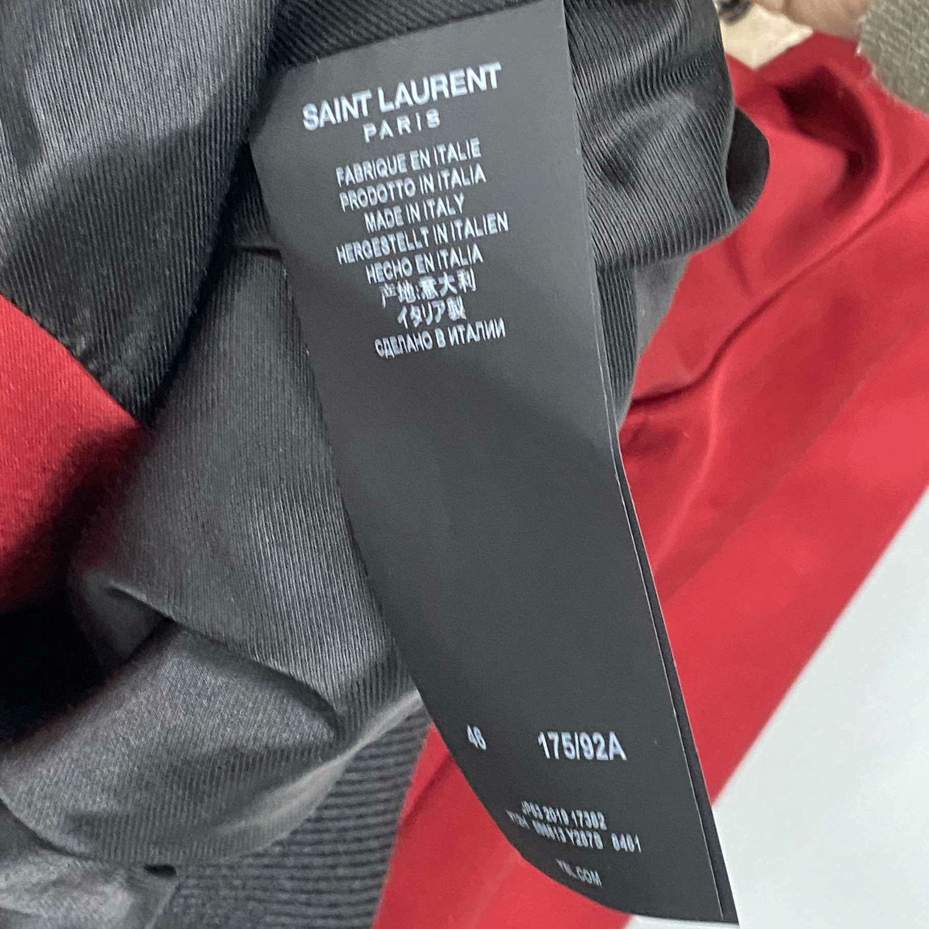 Saint Laurent Paris Saint Laurent Paris Silk Jacket M Women Size M / US 6-8 / IT 42-44 - 4 Thumbnail
