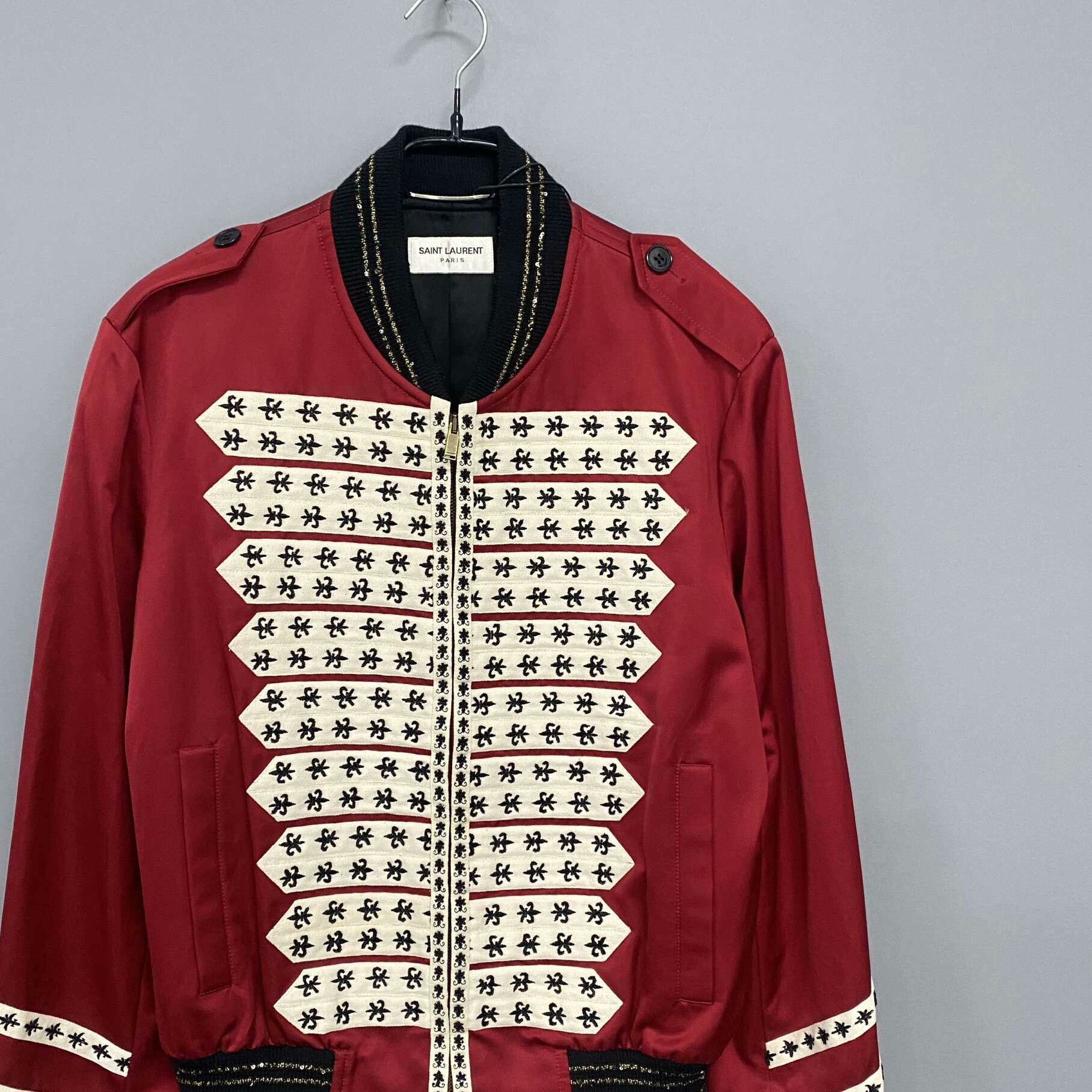 Saint Laurent Paris Saint Laurent Paris Silk Jacket M Women Size M / US 6-8 / IT 42-44 - 2 Thumbnail