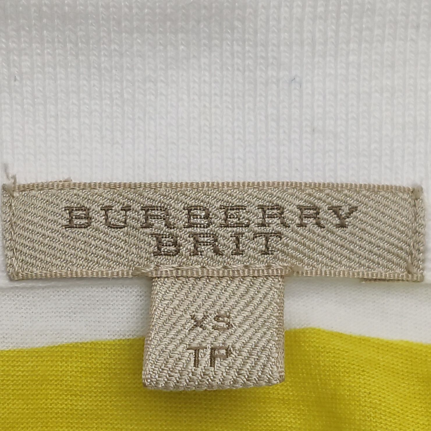 Burberry Burberry Brit Striped Polo Shirt XS Size US XS / EU 42 / 0 - 6 Thumbnail