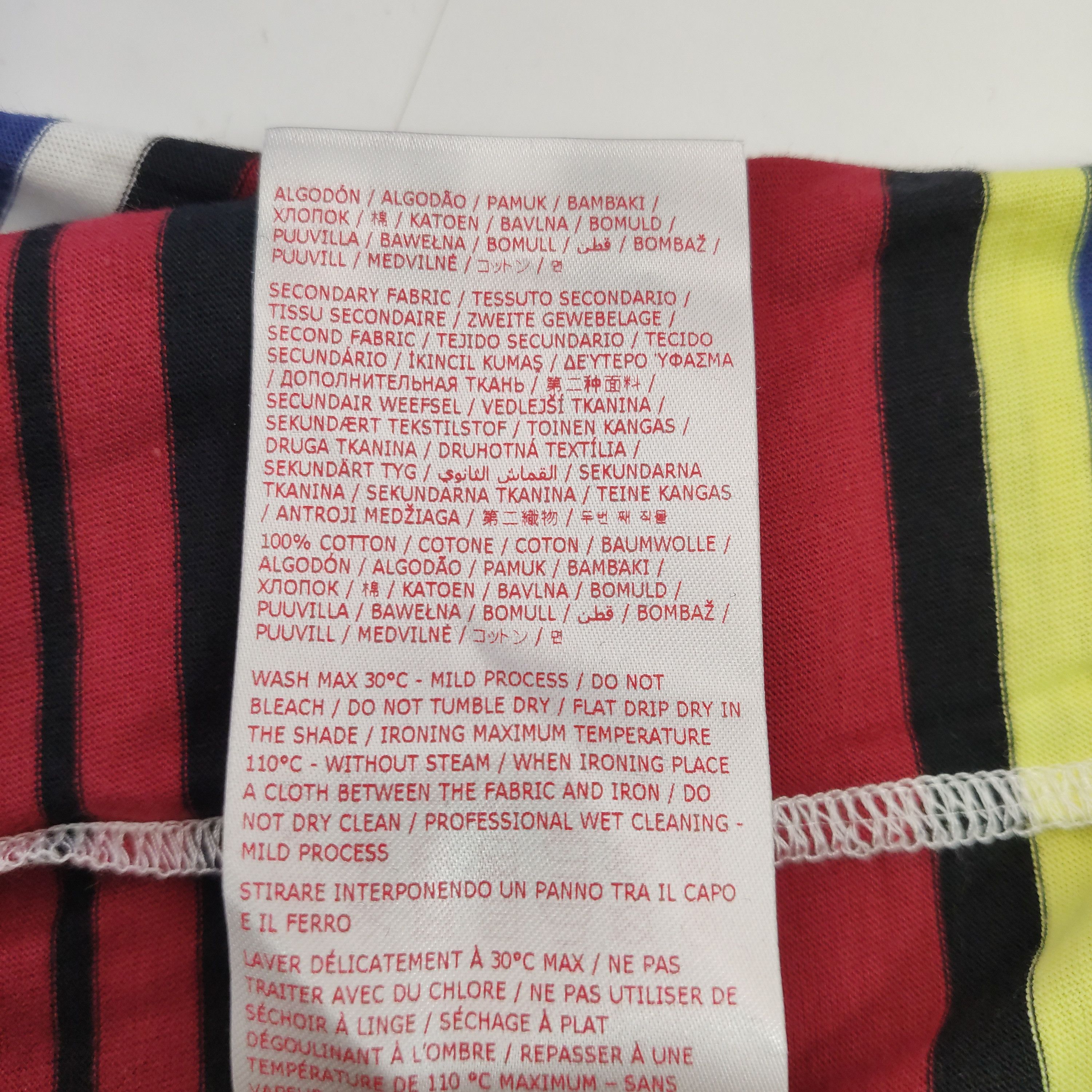 Marni Marni Striped Cotton T-Shirt Size M Size US M / EU 48-50 / 2 - 9 Thumbnail