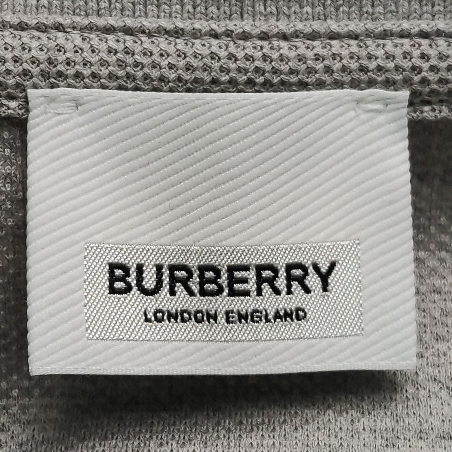 Burberry Burberry Gray Cotton Polo Shirt Size S Size US S / EU 44-46 / 1 - 7 Thumbnail