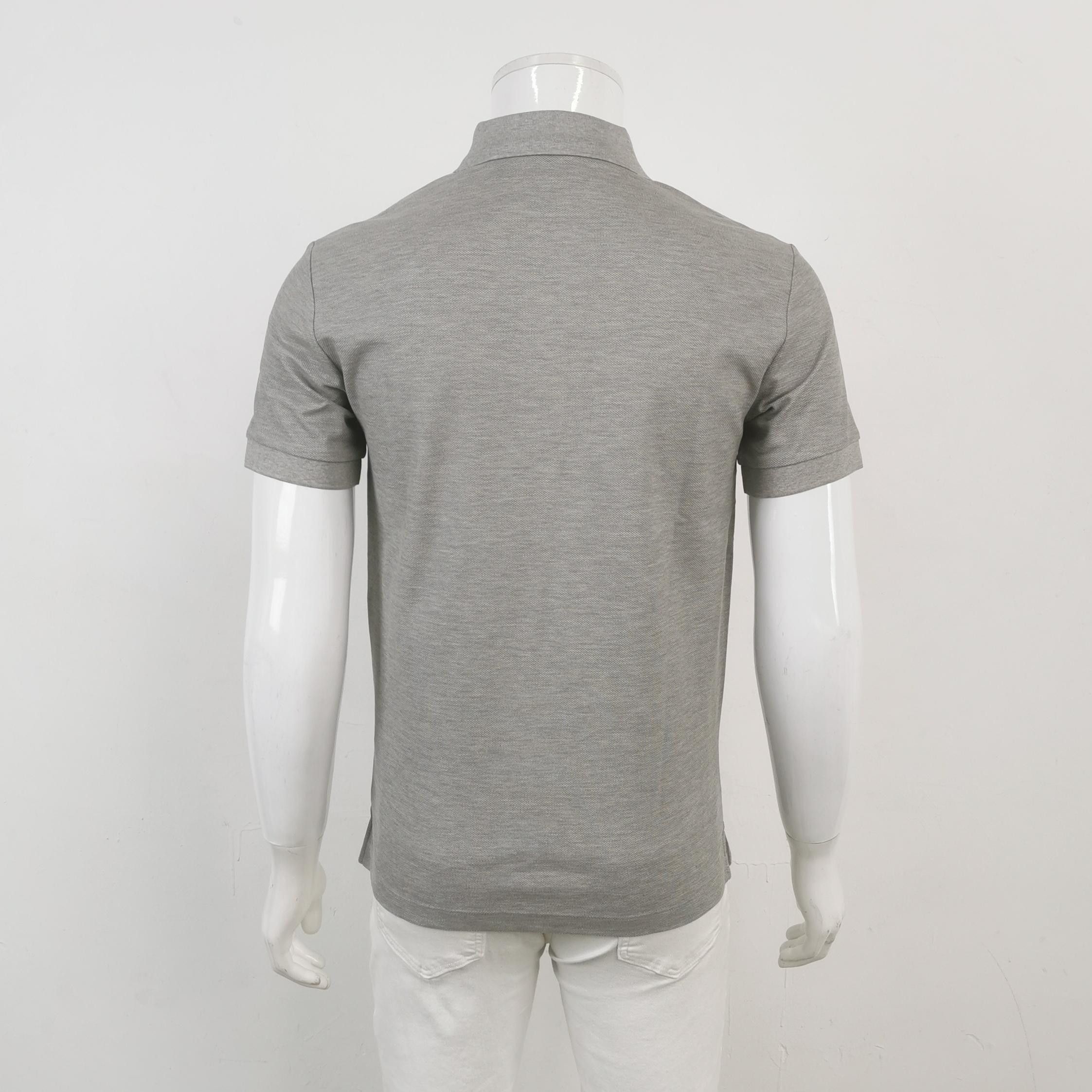 Burberry Burberry Check Placket Gray Polo Shirt US S Size US S / EU 44-46 / 1 - 3 Thumbnail