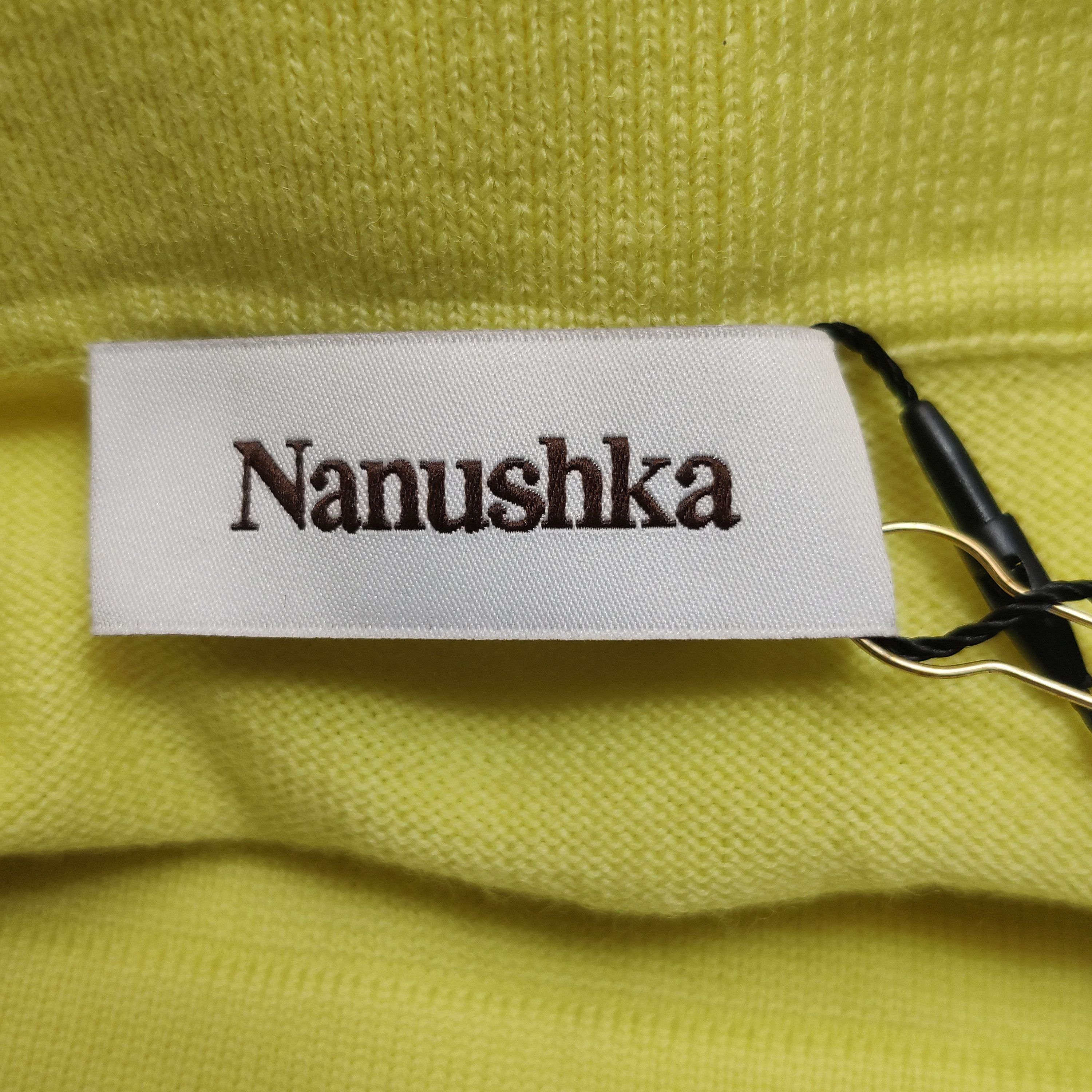Nanushka Nanushka Yellow Wool Knit Polo XS Size US XS / EU 42 / 0 - 6 Thumbnail