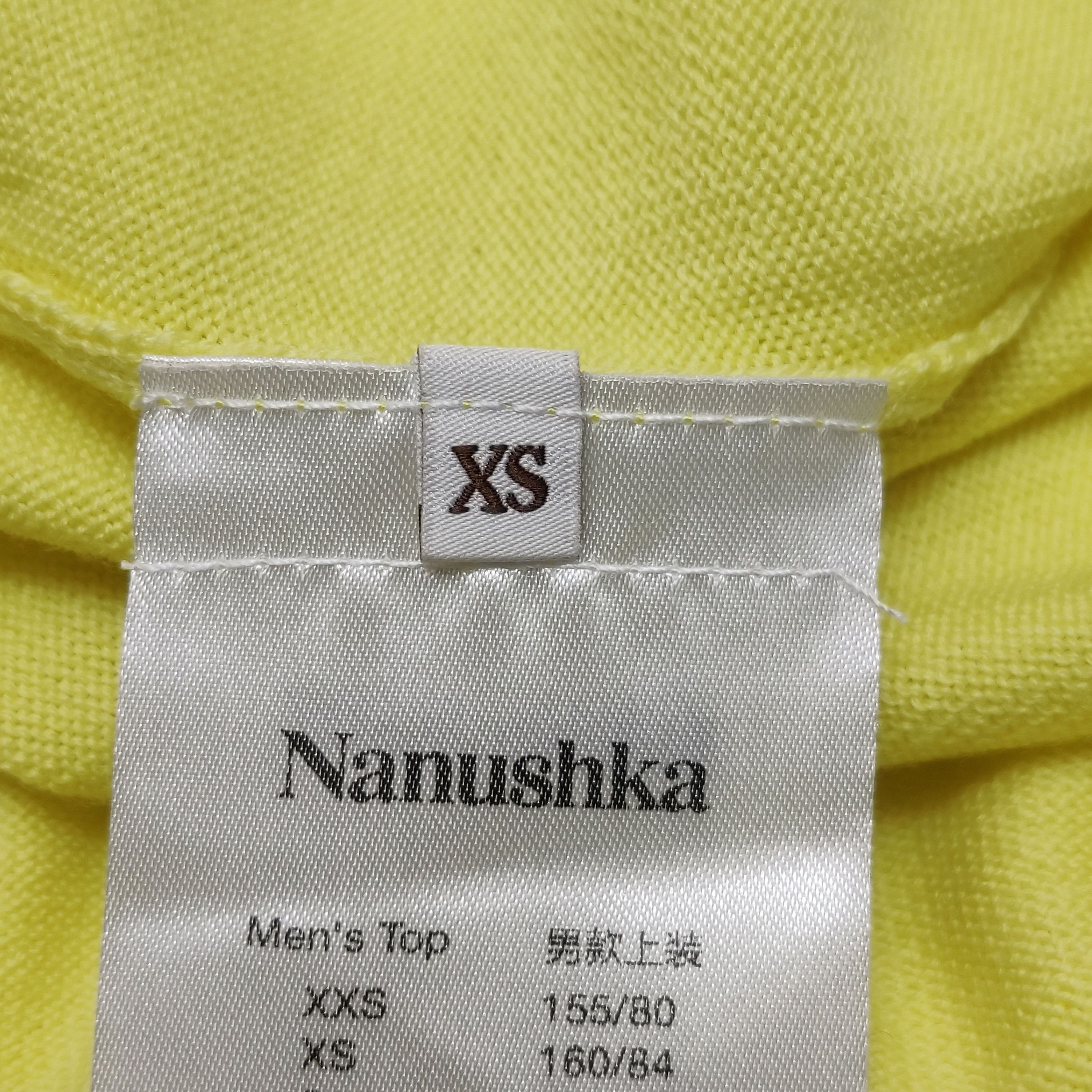 Nanushka Nanushka Yellow Wool Knit Polo XS Size US XS / EU 42 / 0 - 7 Thumbnail