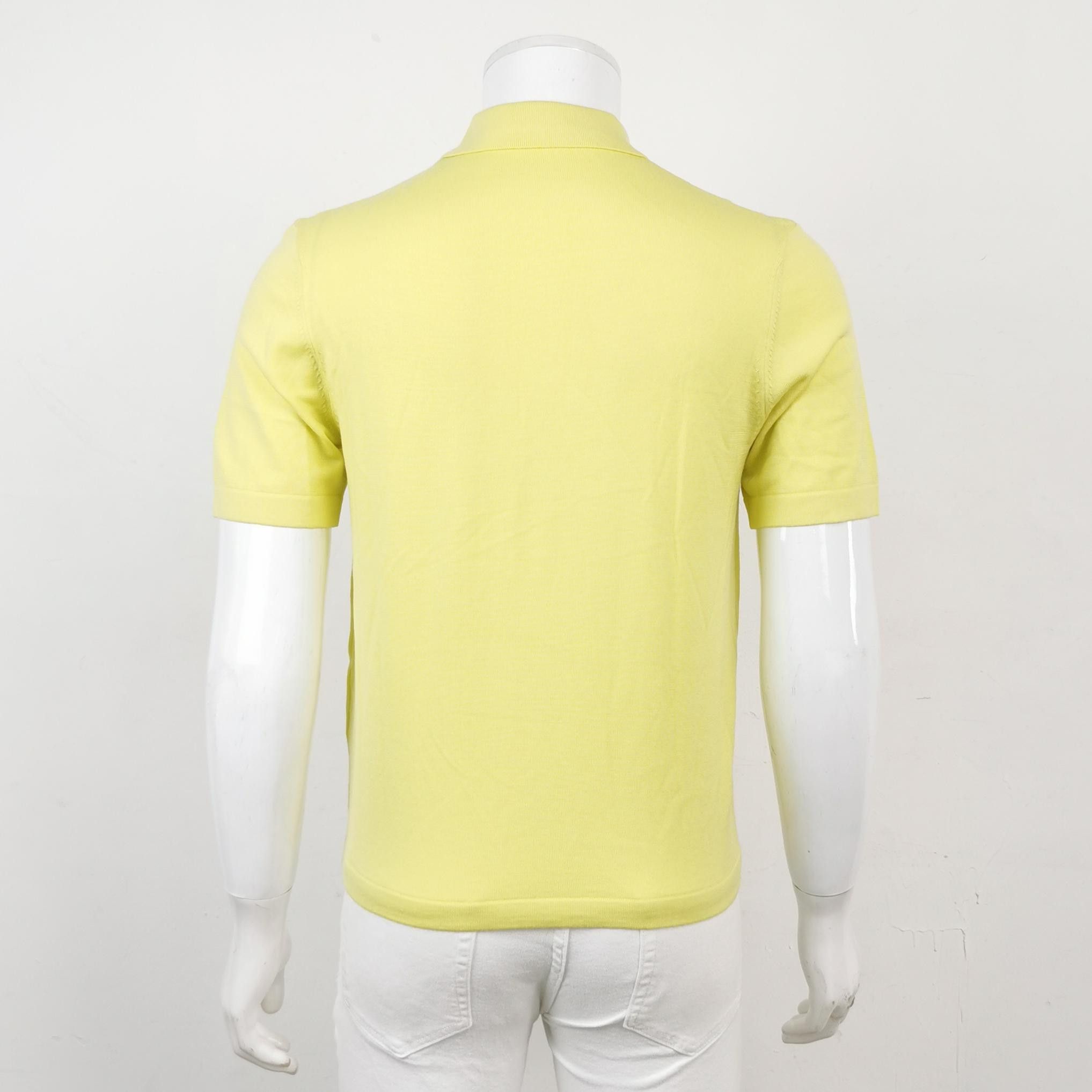 Nanushka Nanushka Yellow Wool Knit Polo XS Size US XS / EU 42 / 0 - 3 Thumbnail