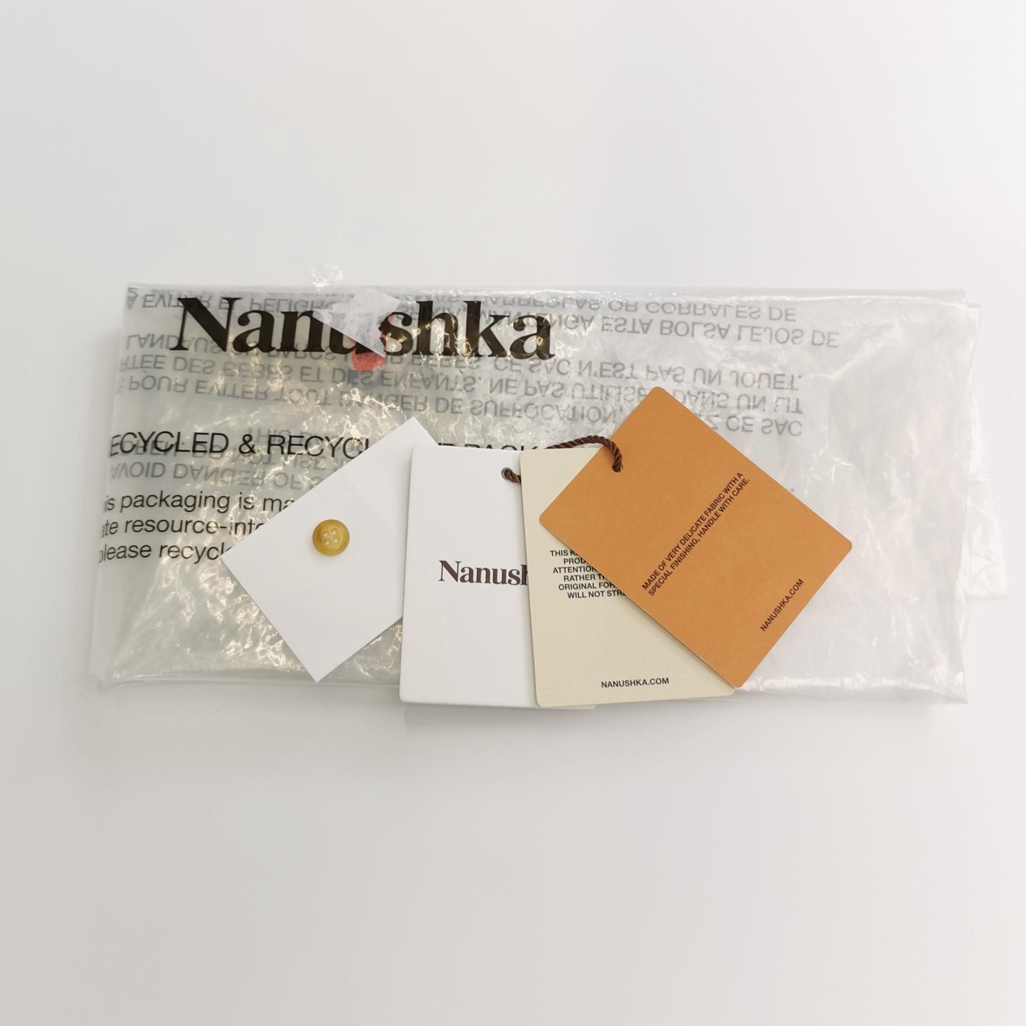 Nanushka Nanushka Yellow Wool Knit Polo XS Size US XS / EU 42 / 0 - 5 Thumbnail