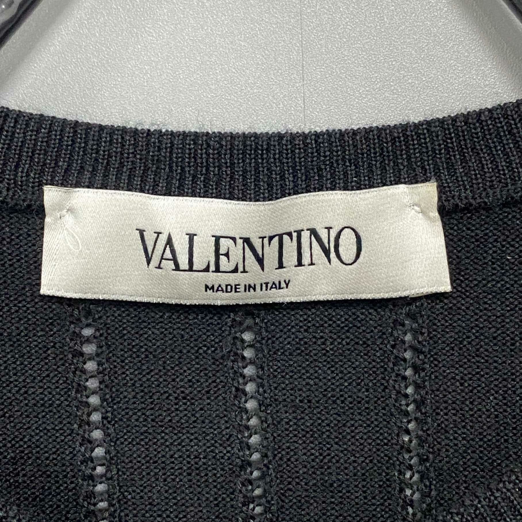 Valentino Valentino Black T-Shirt S Women Size S / US 4 / IT 40 - 4 Thumbnail