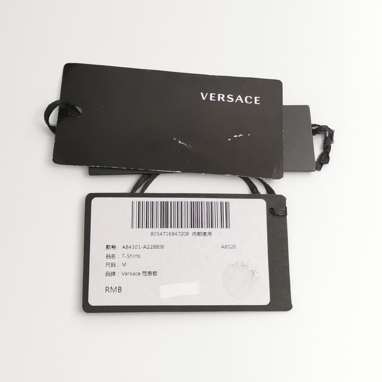 Versace Versace Logo Contrast T-Shirt US M Size US M / EU 48-50 / 2 - 6 Thumbnail