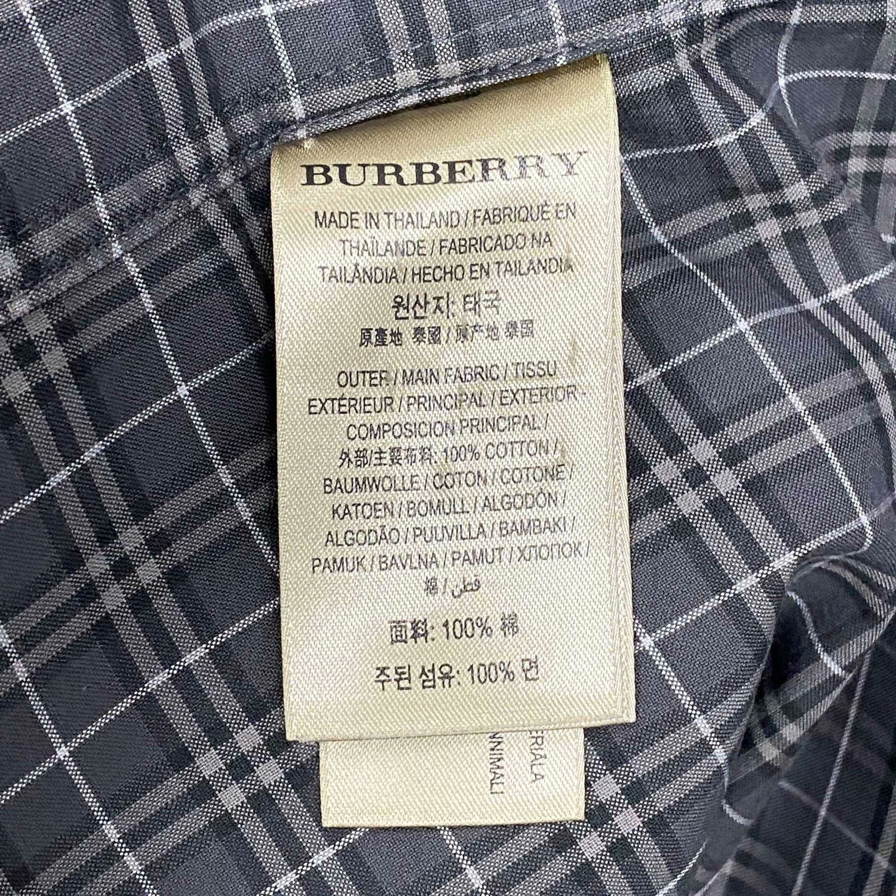 Burberry Burberry Gray Shirt s Men Size US S / EU 44-46 / 1 - 5 Thumbnail