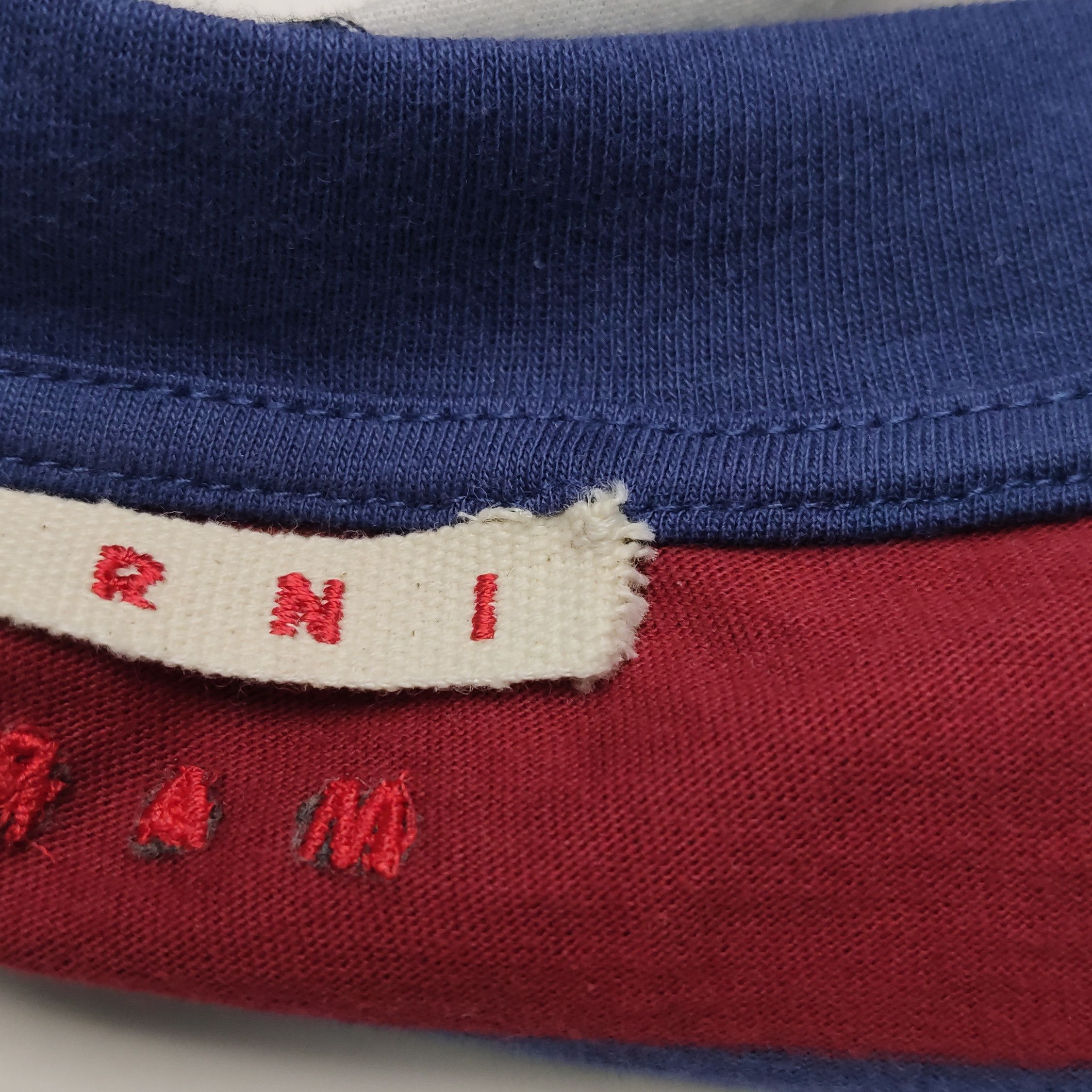 Marni Marni Striped Cotton Crewneck T-Shirt 48 Size US M / EU 48-50 / 2 - 10 Thumbnail
