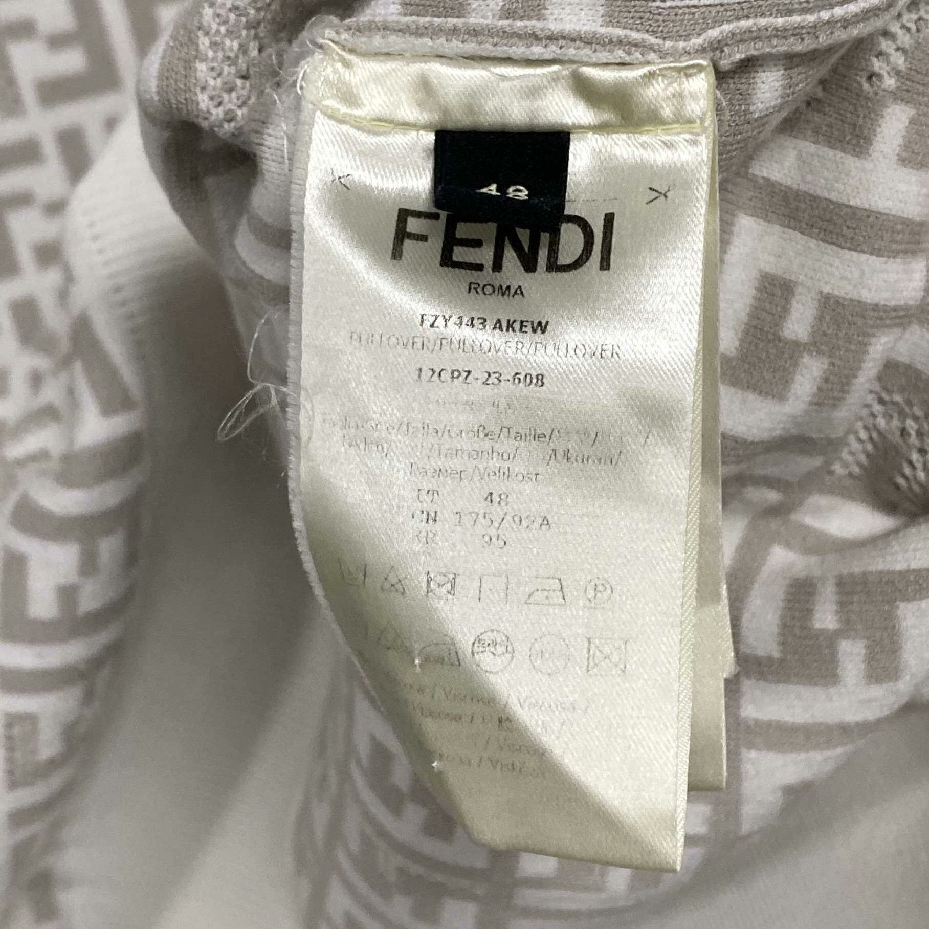 Fendi Fendi Retro White T-Shirt S Women Size S / US 4 / IT 40 - 4 Thumbnail